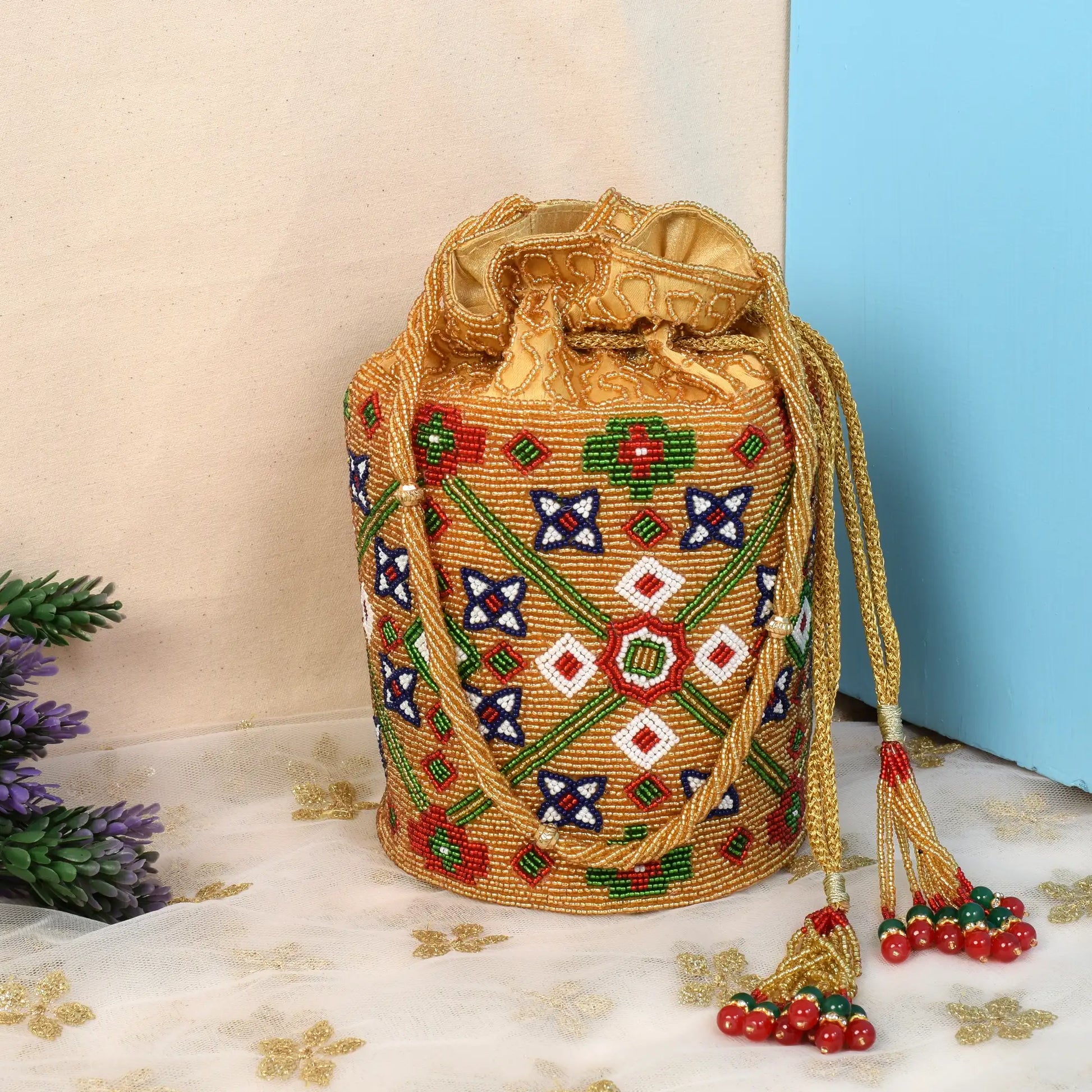 Patola Beaded Batva