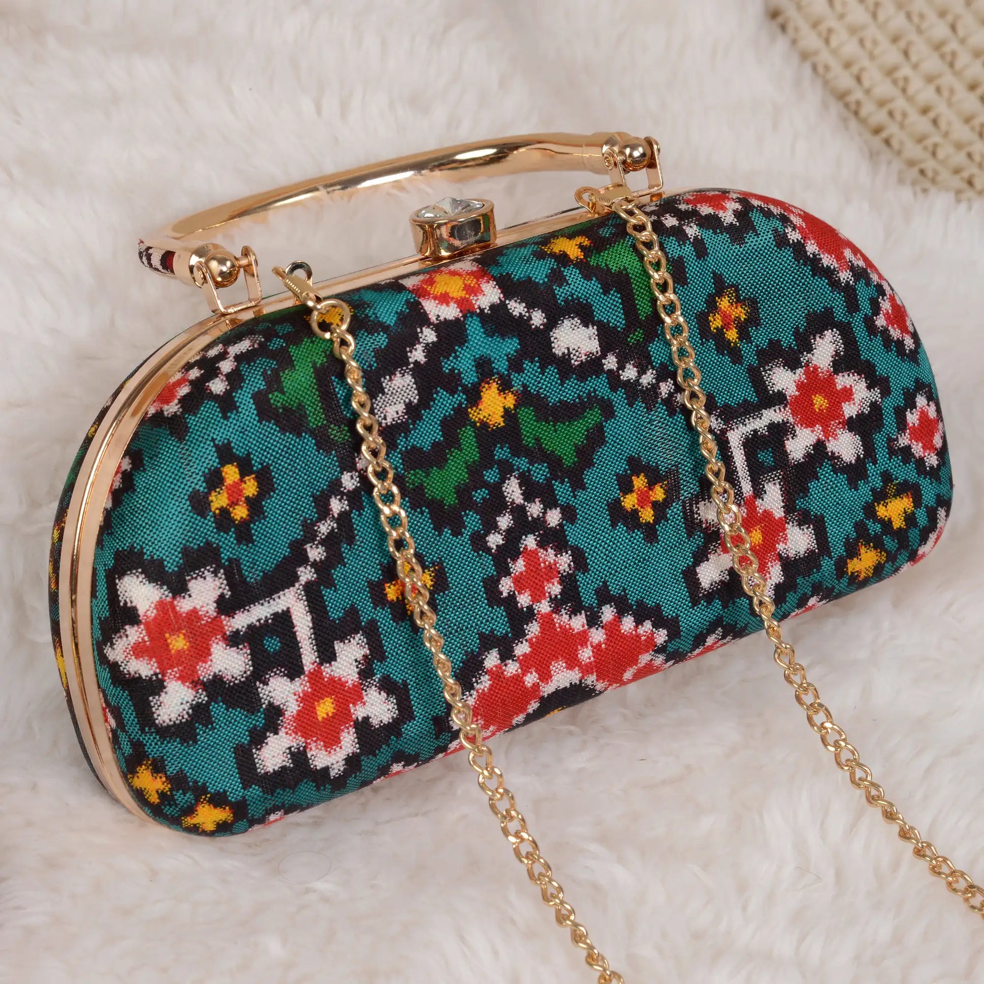 Double Ikat Patola Clutch