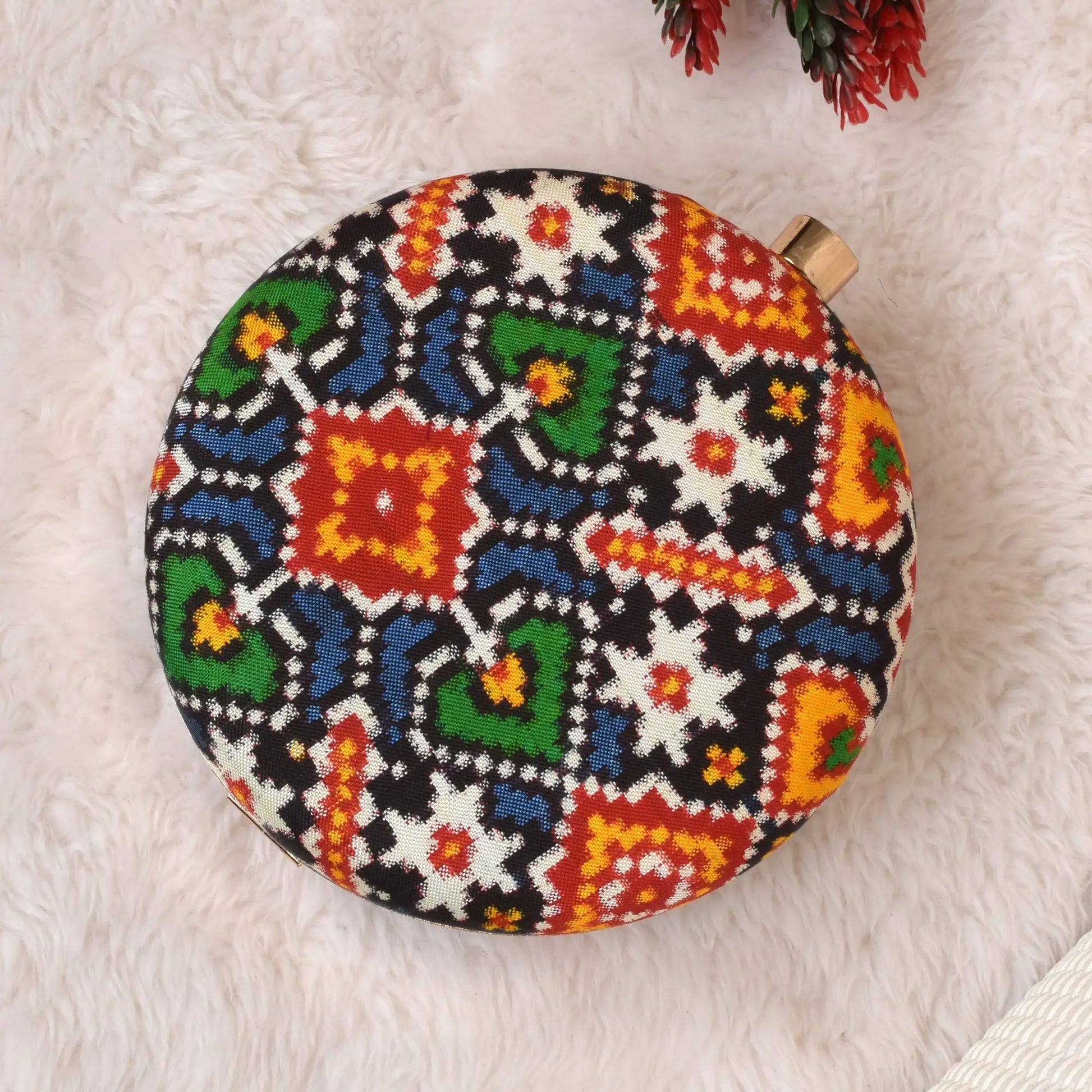 Double Ikat Patola Clutch