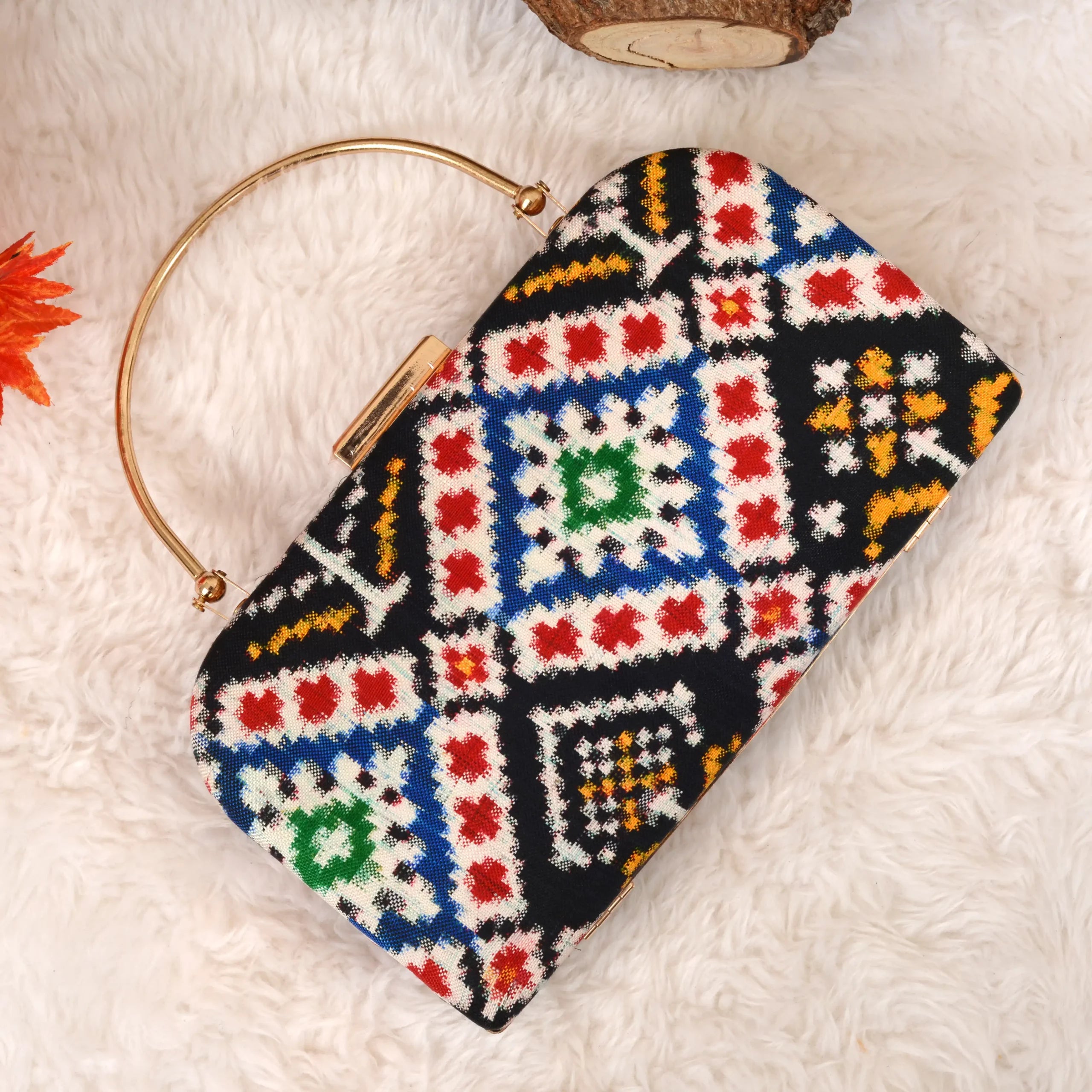 Double Ikat Patola Clutch