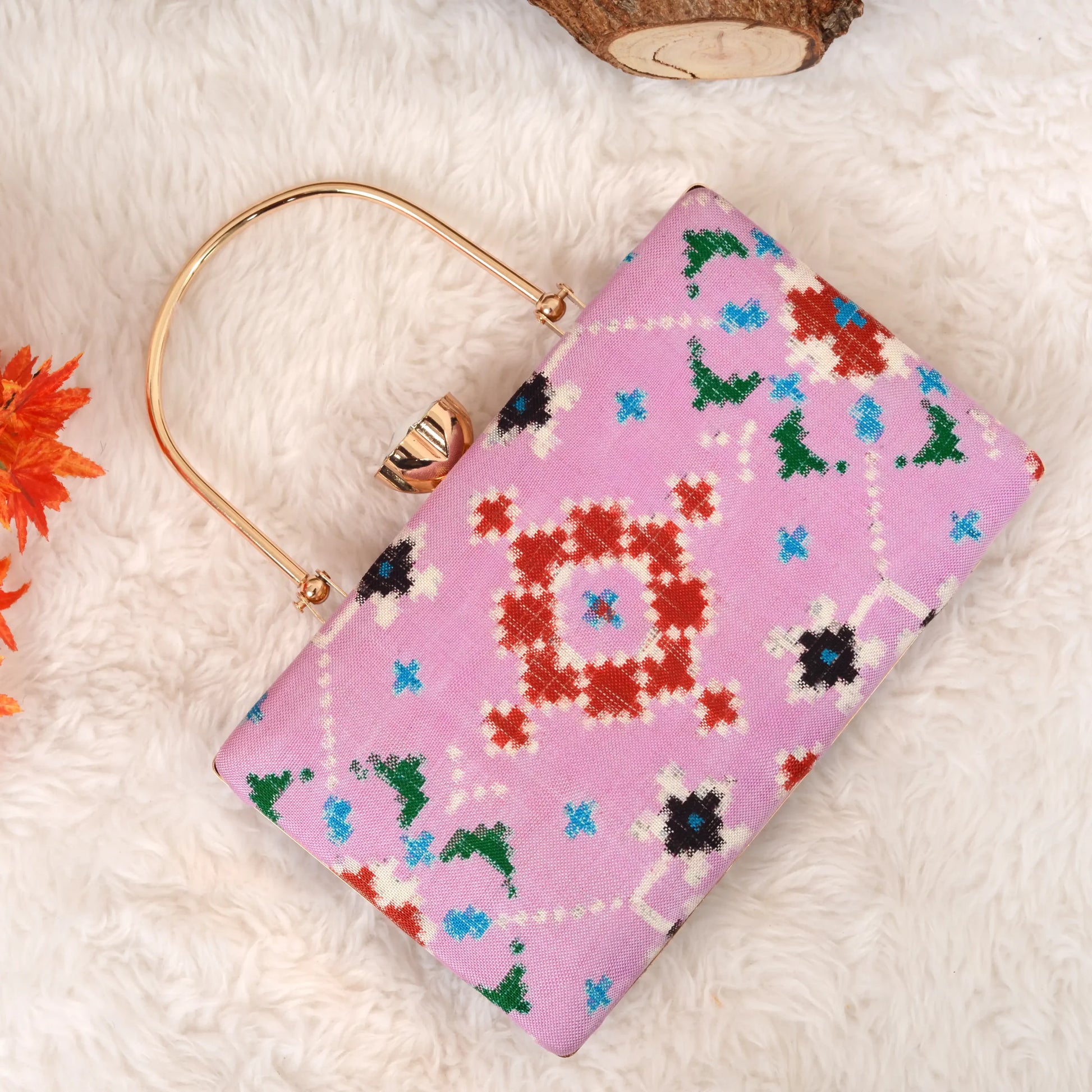 Double Ikat Patola Clutch