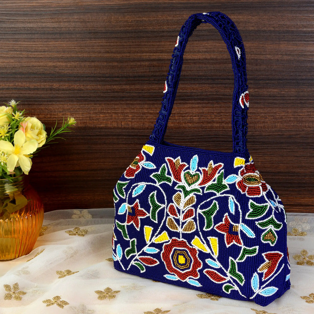 Patola Beaded Batva