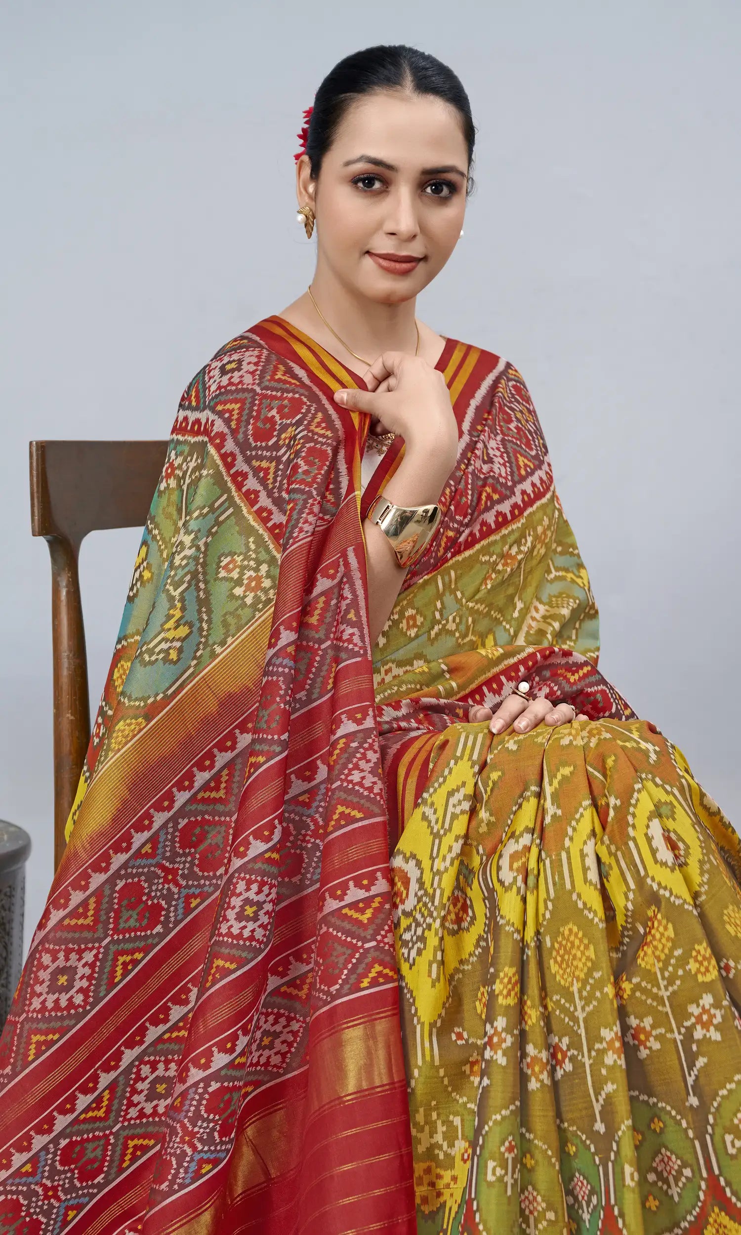 Single Ikat Patola Saree