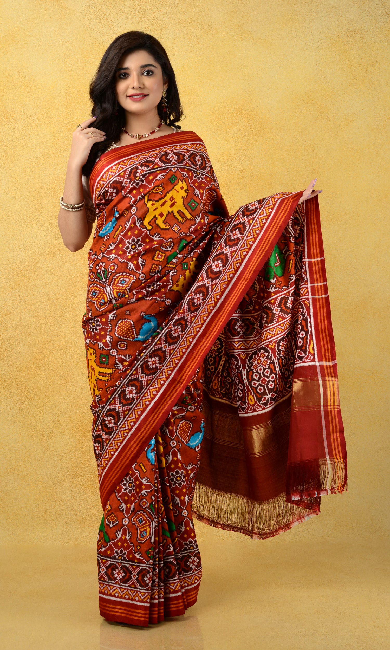 Double Ikat Patola Saree Patola Motifs