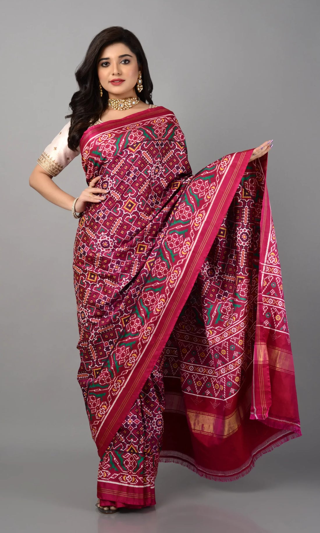 Double Ikat Patola Saree