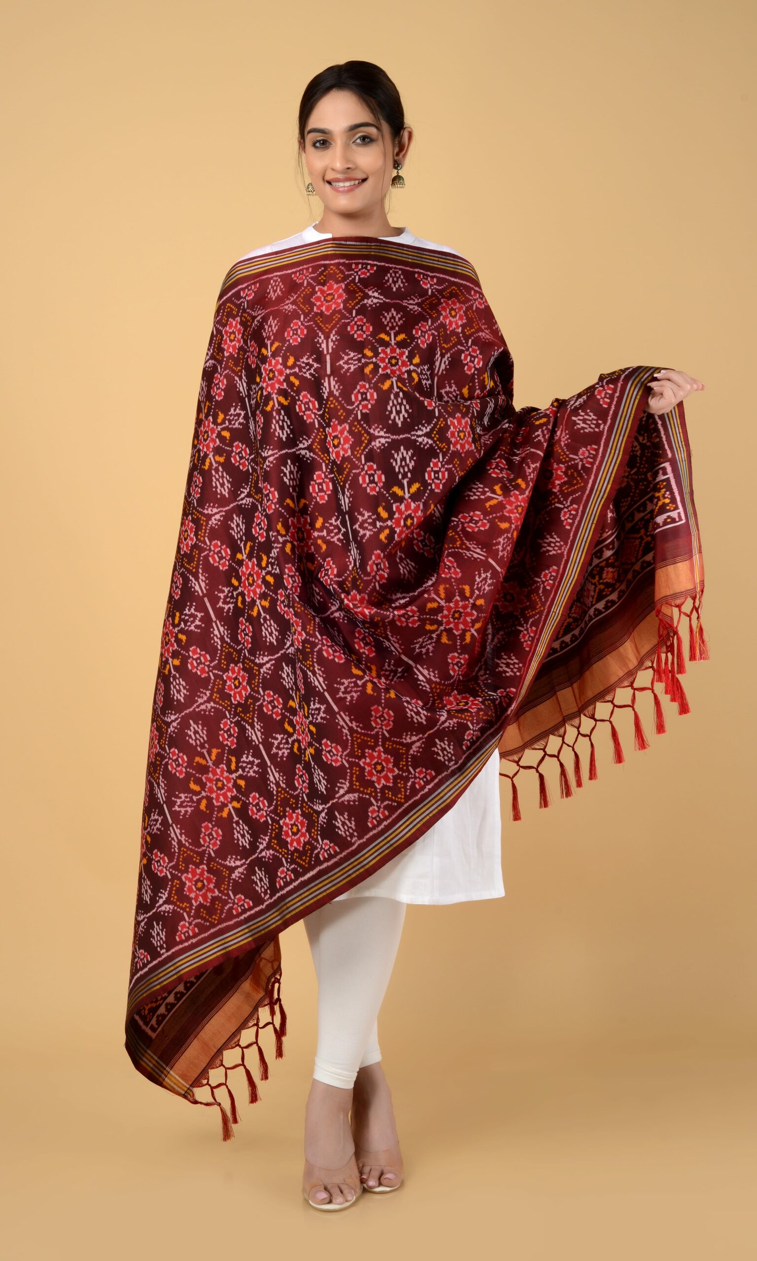 Single Ikat Patola Dupatta Chhabdi
