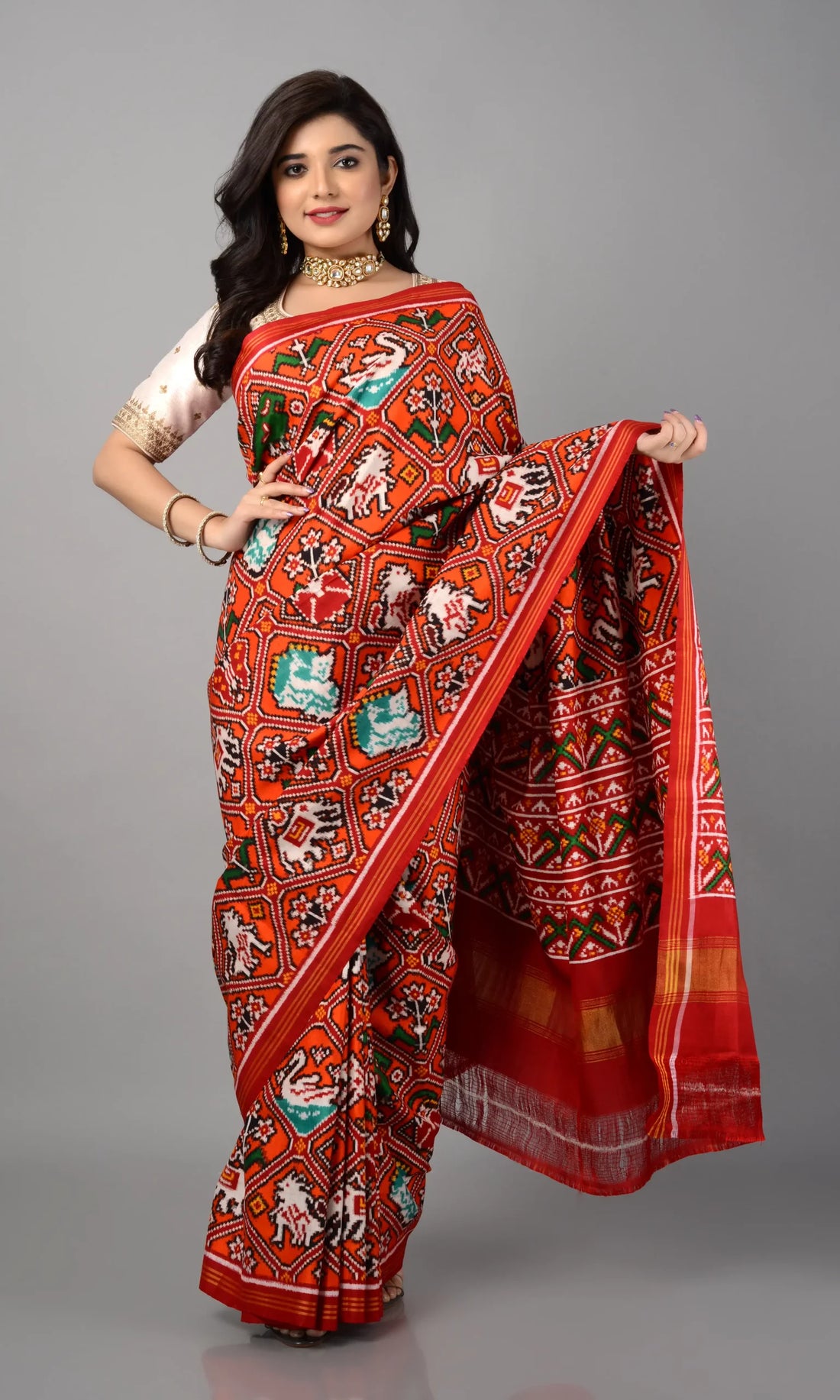 Double Ikat Patola Saree
