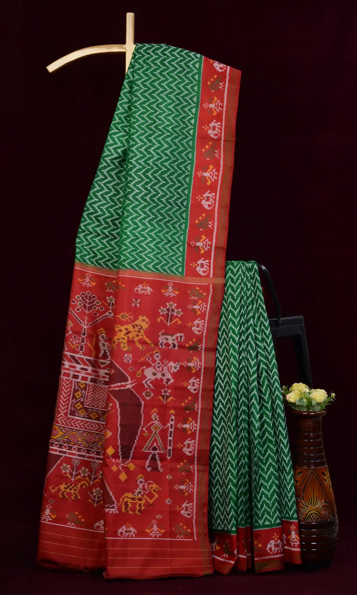 Single Ikat Patola Saree