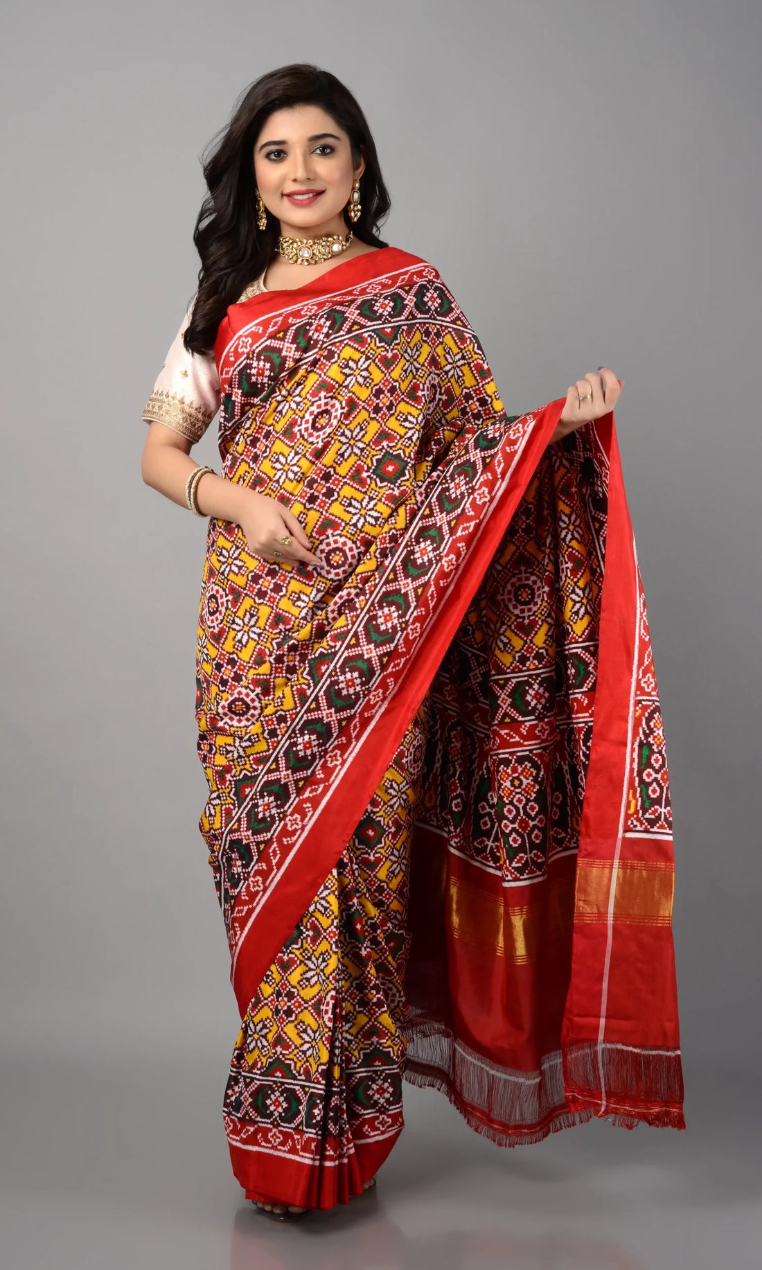 Double Ikat Patola Saree