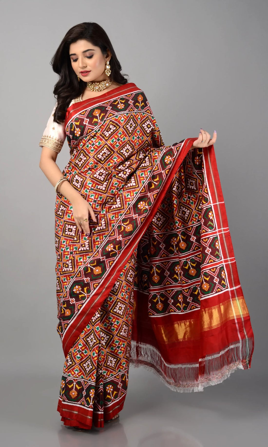 Double Ikat Patola Saree
