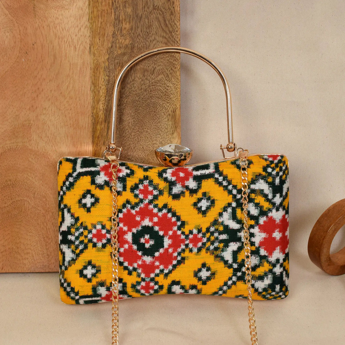 Double Ikat Patola Clutch