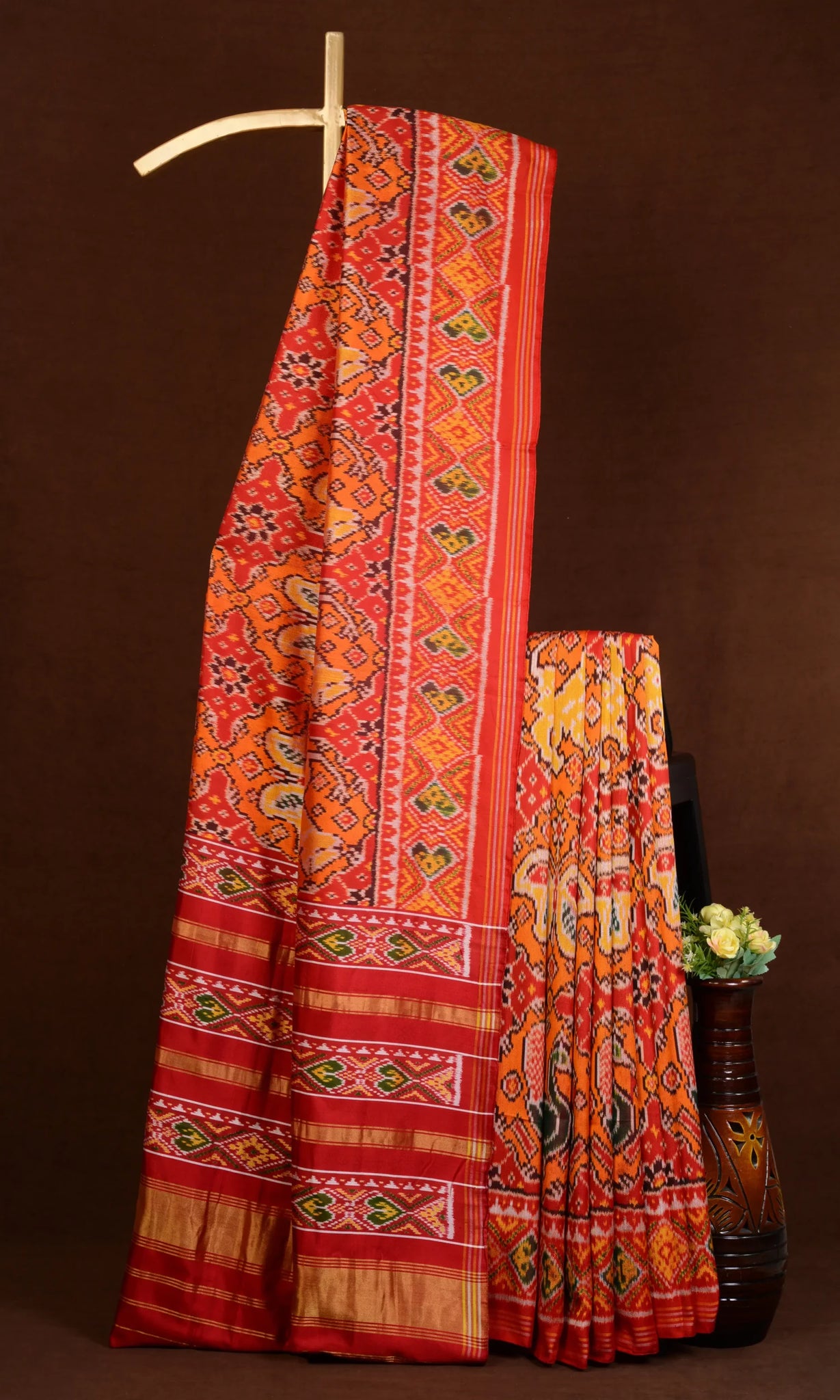 Twill Weave Patola Saree