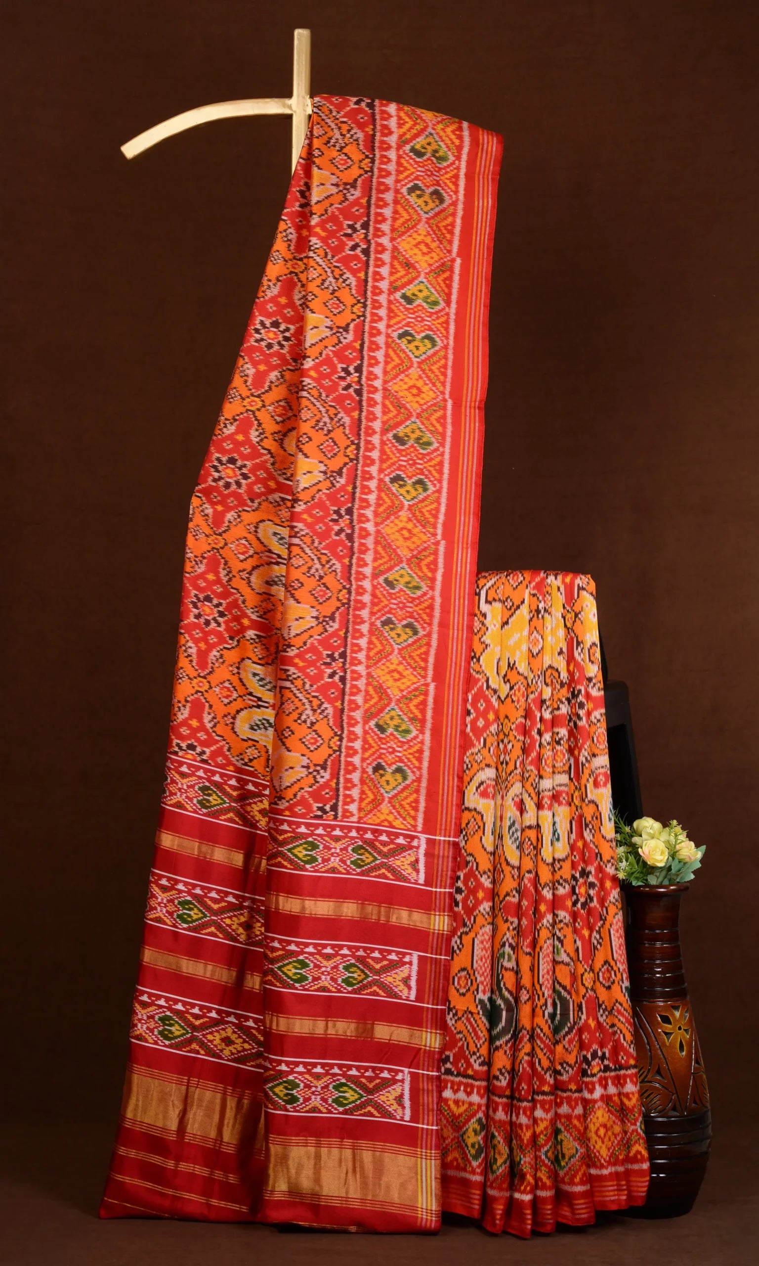 Twill Weave Patola Saree
