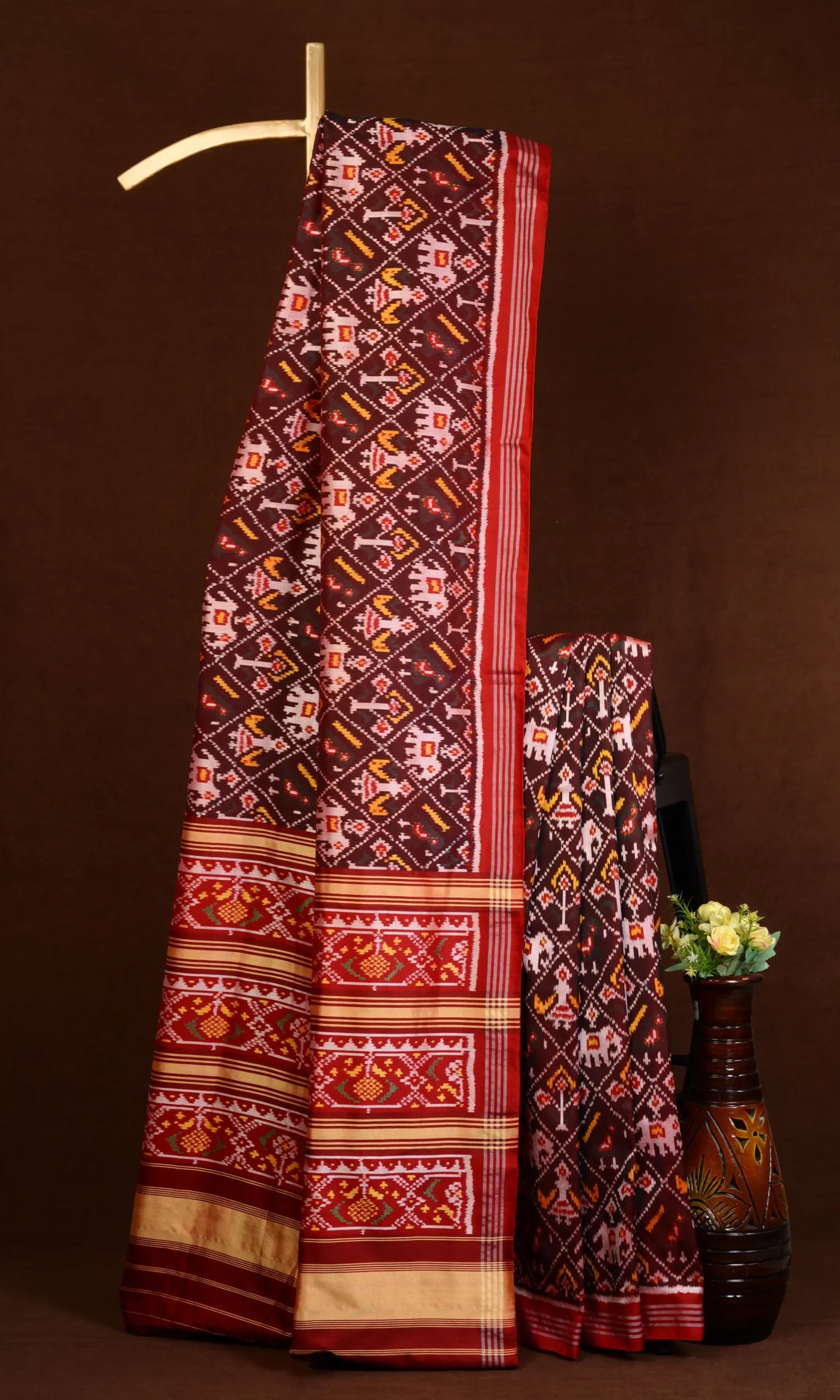 Twill Weave Patola Saree