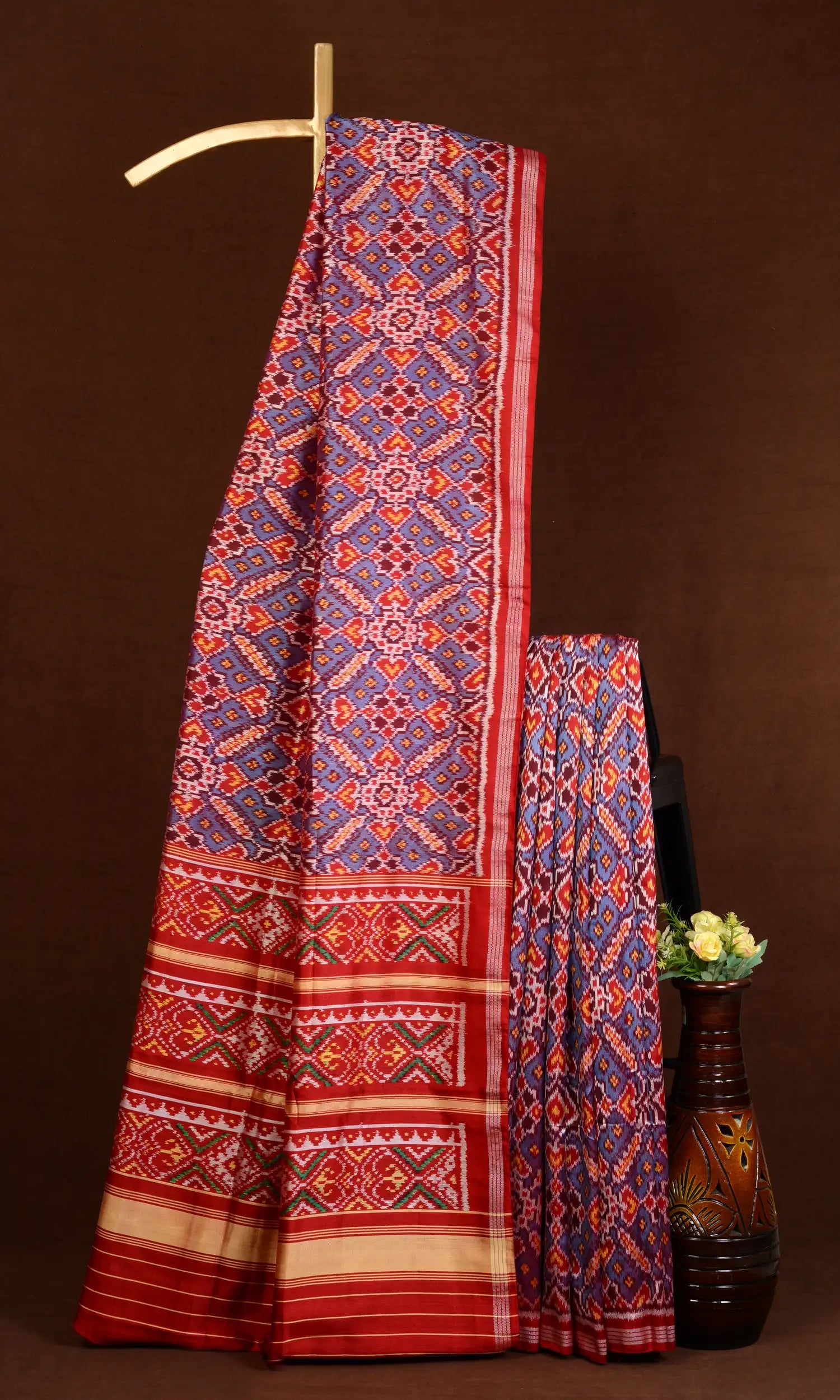 Twill Weave Patola Saree