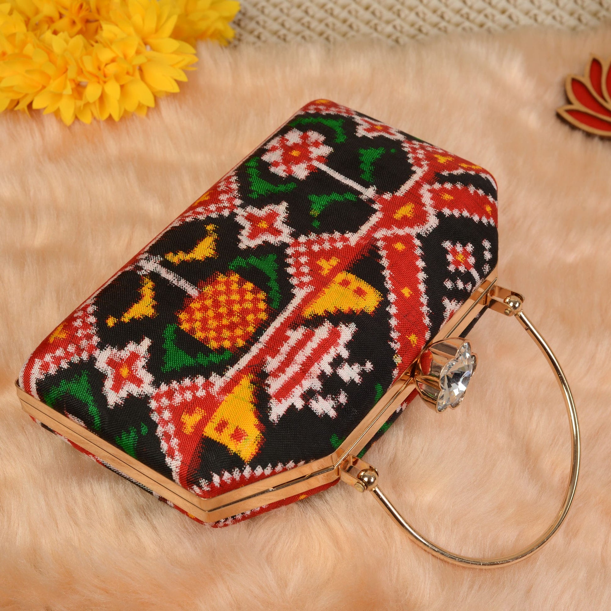 Double Ikat Patola Clutch