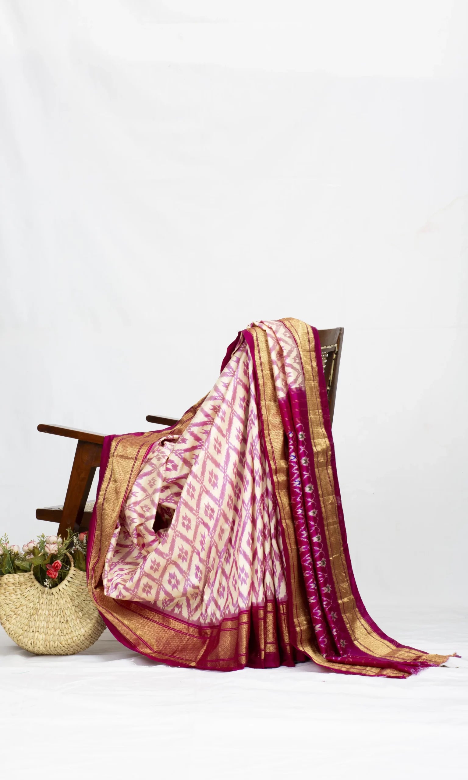 Pochampally Ikat Patola Saree