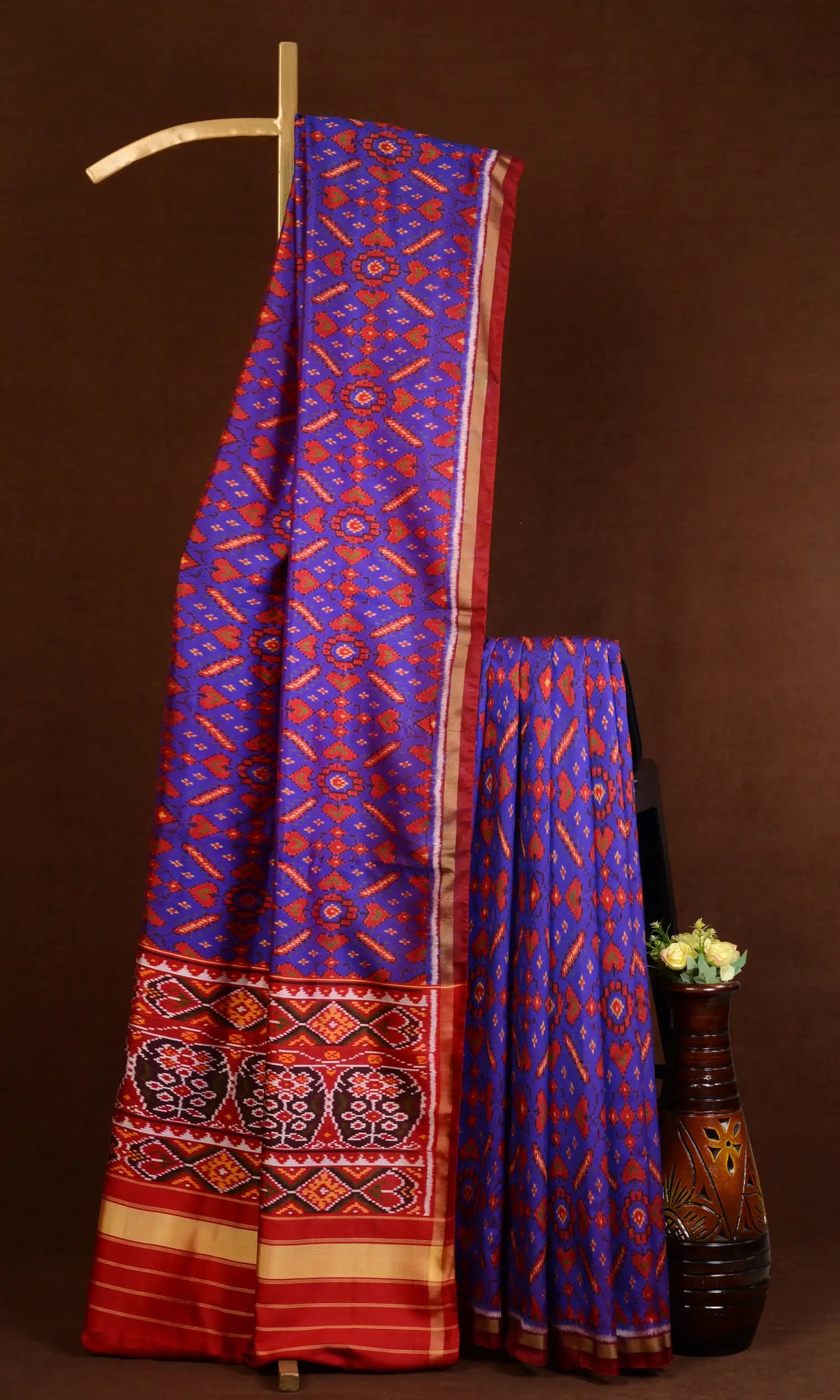 Twill Weave Patola Saree