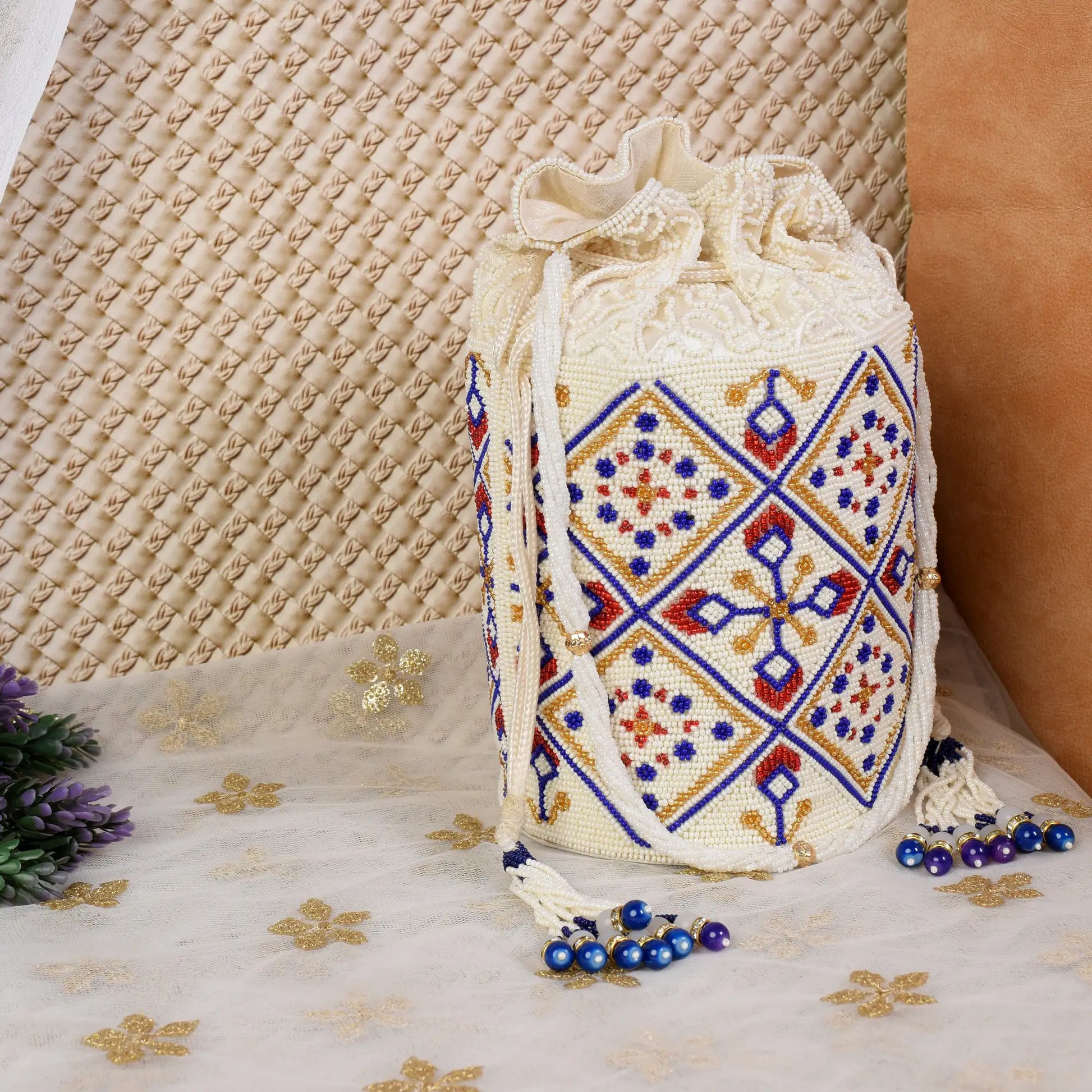 Moti Patola Beaded Batva