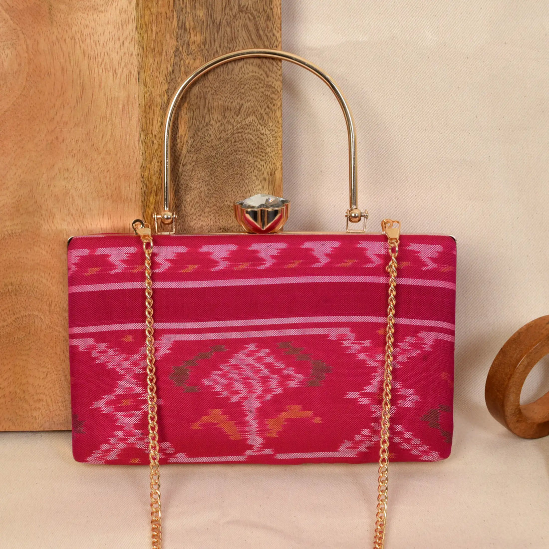 Single Ikat Patola Clutch