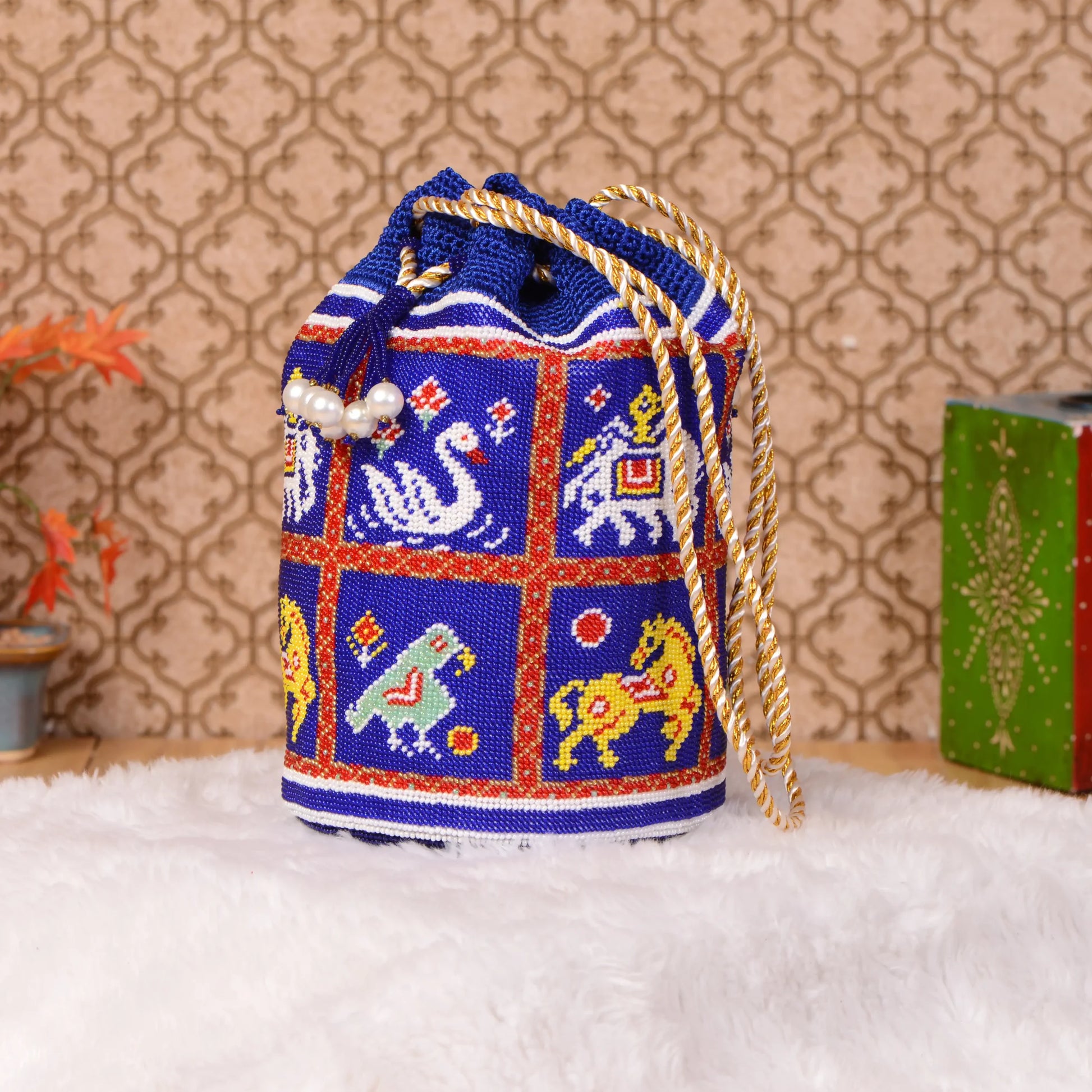 Patola Beaded Batva