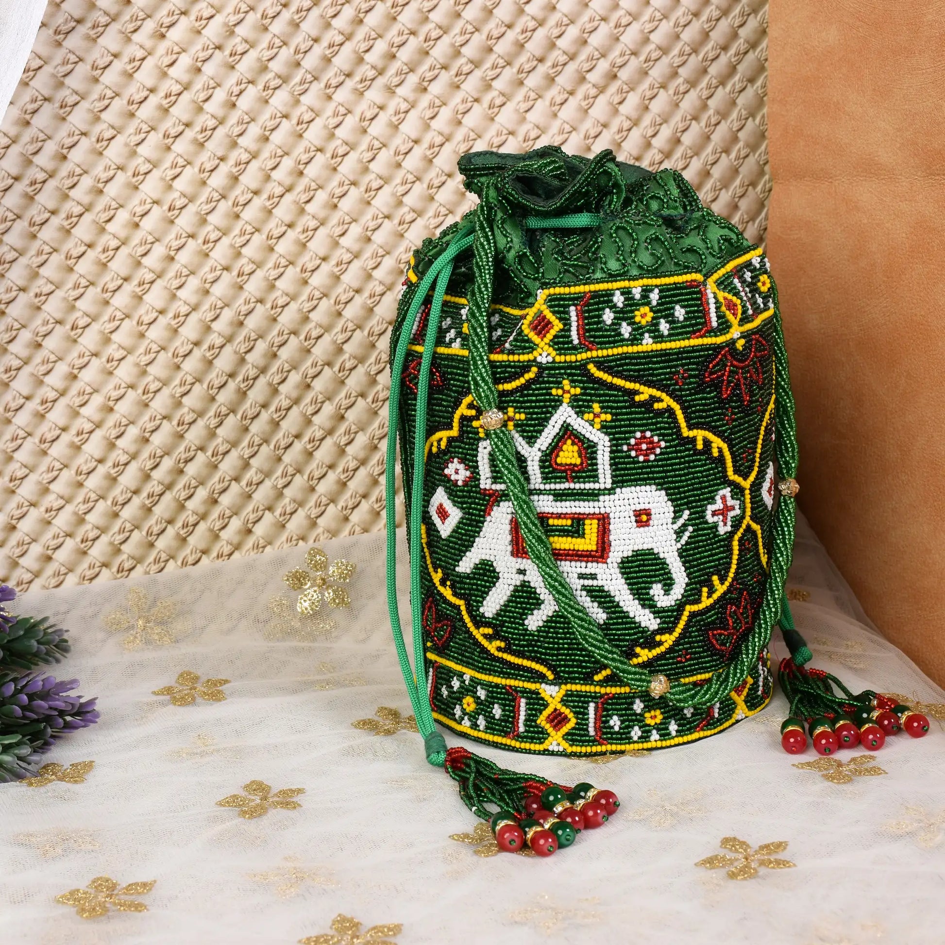 Moti Patola Beaded Batva