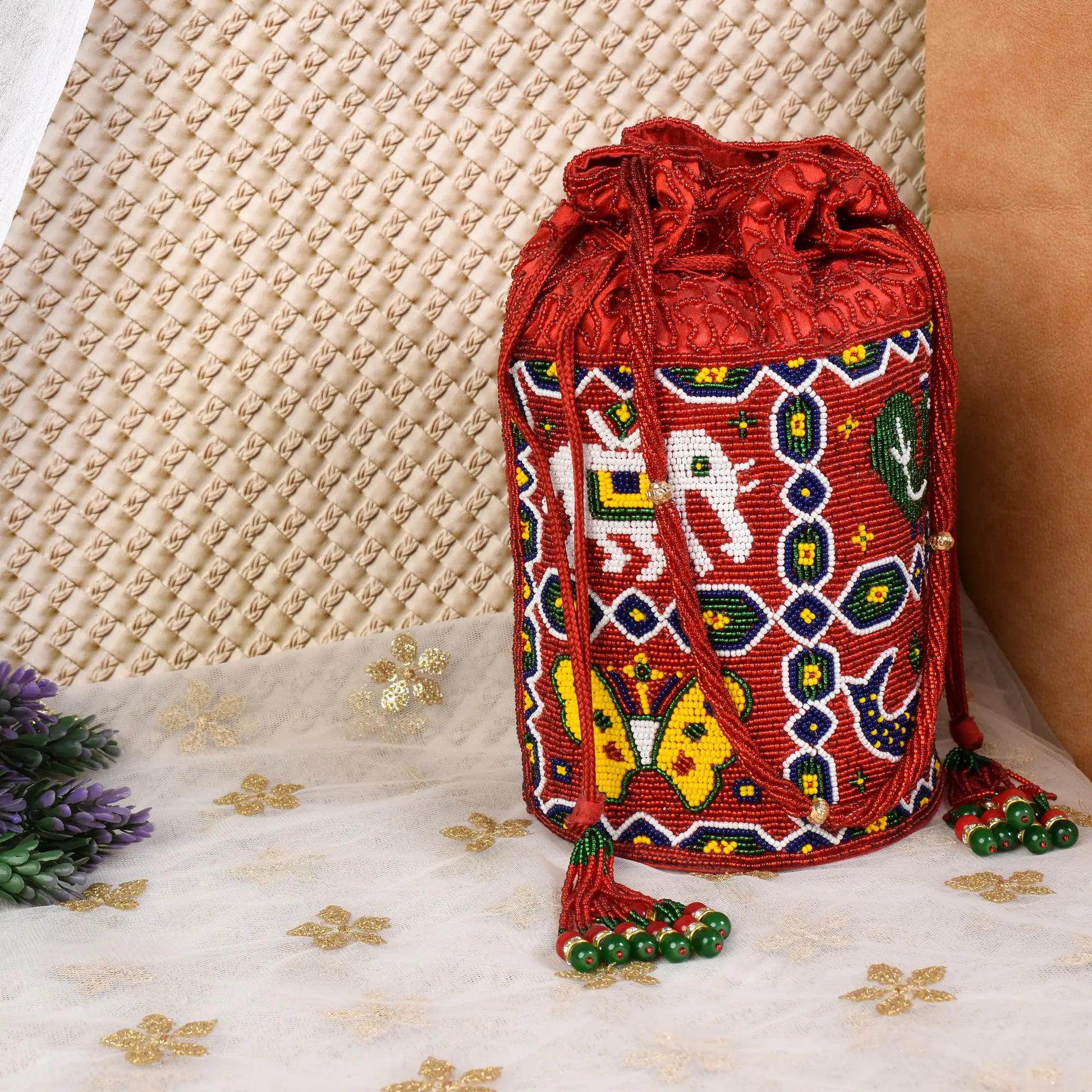 Moti Patola Beaded Batva