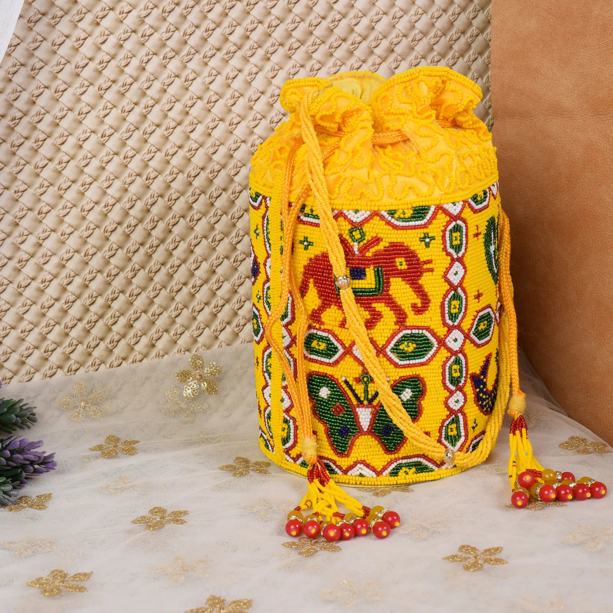 Moti Patola Beaded Batva