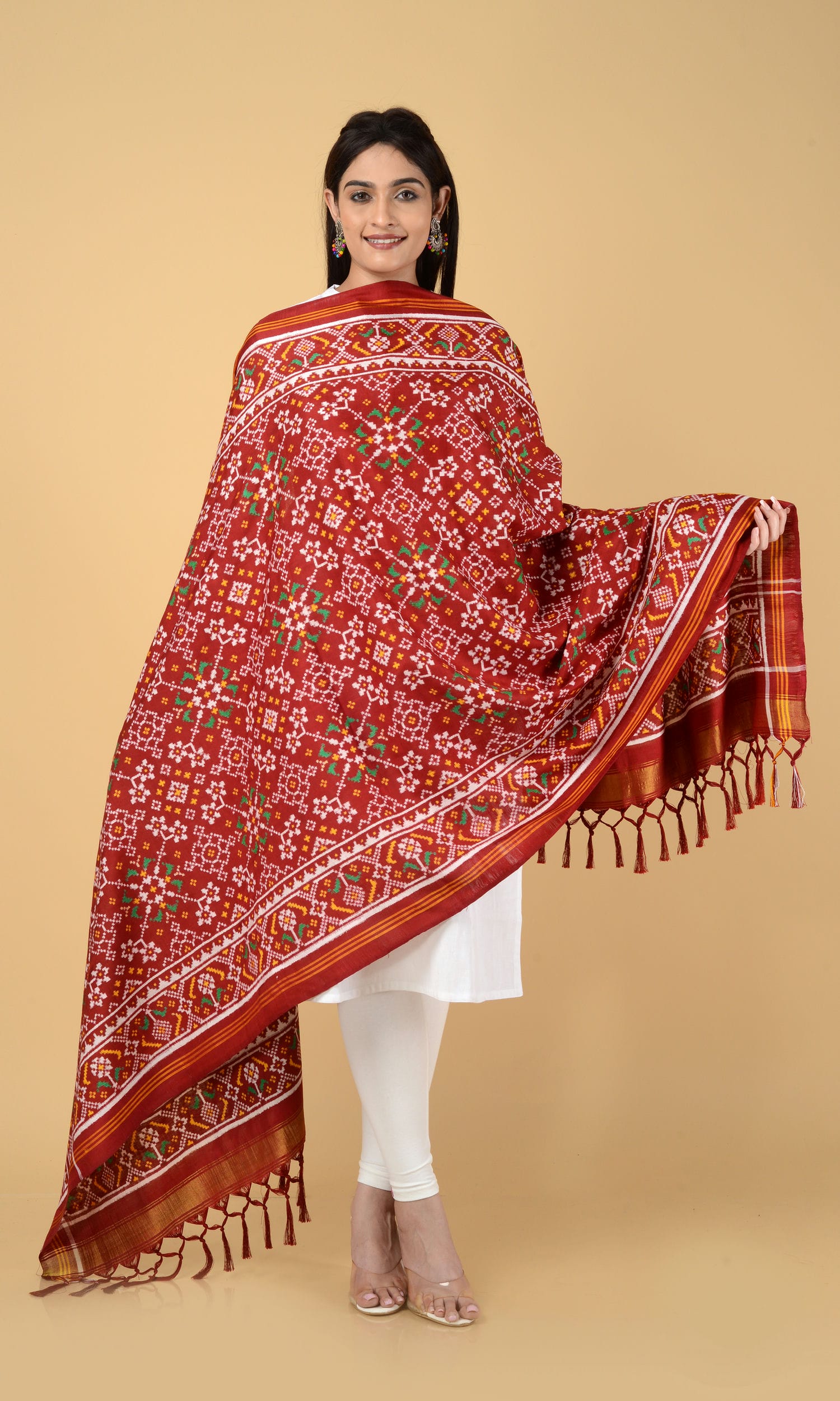 Double Ikat Patola Dupatta Nau Ratan