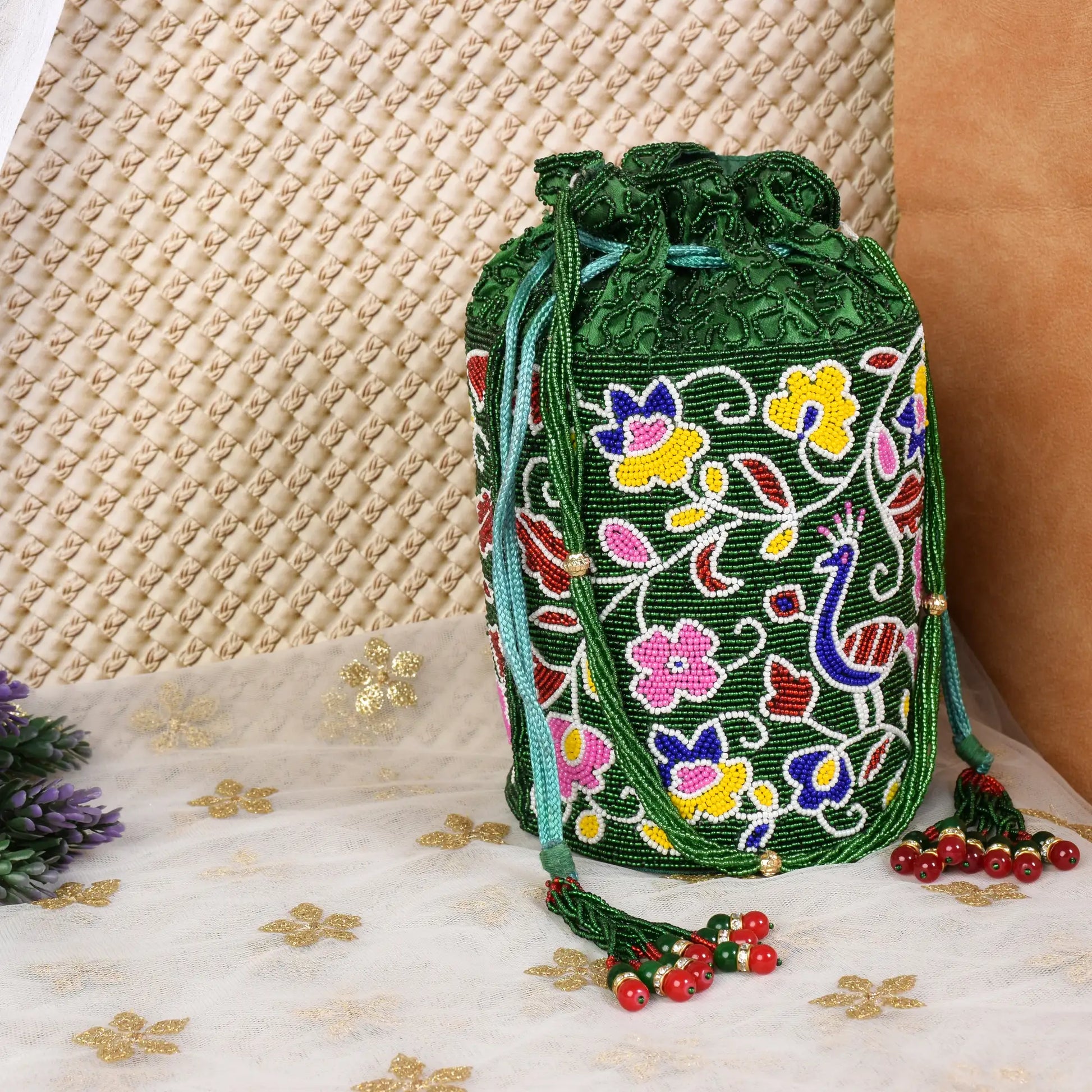 Moti Patola Beaded Batva