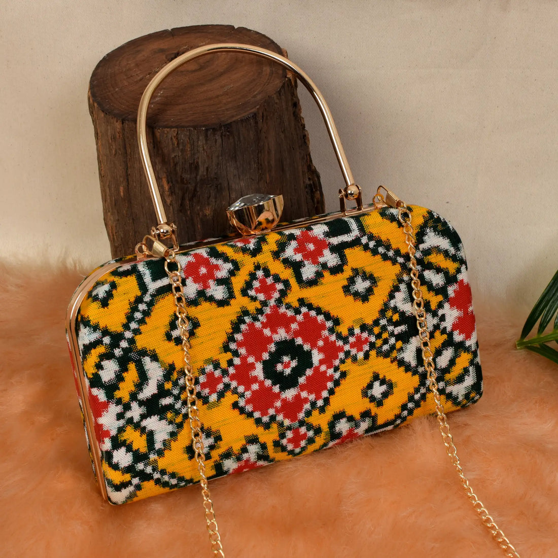 Double Ikat Patola Clutch