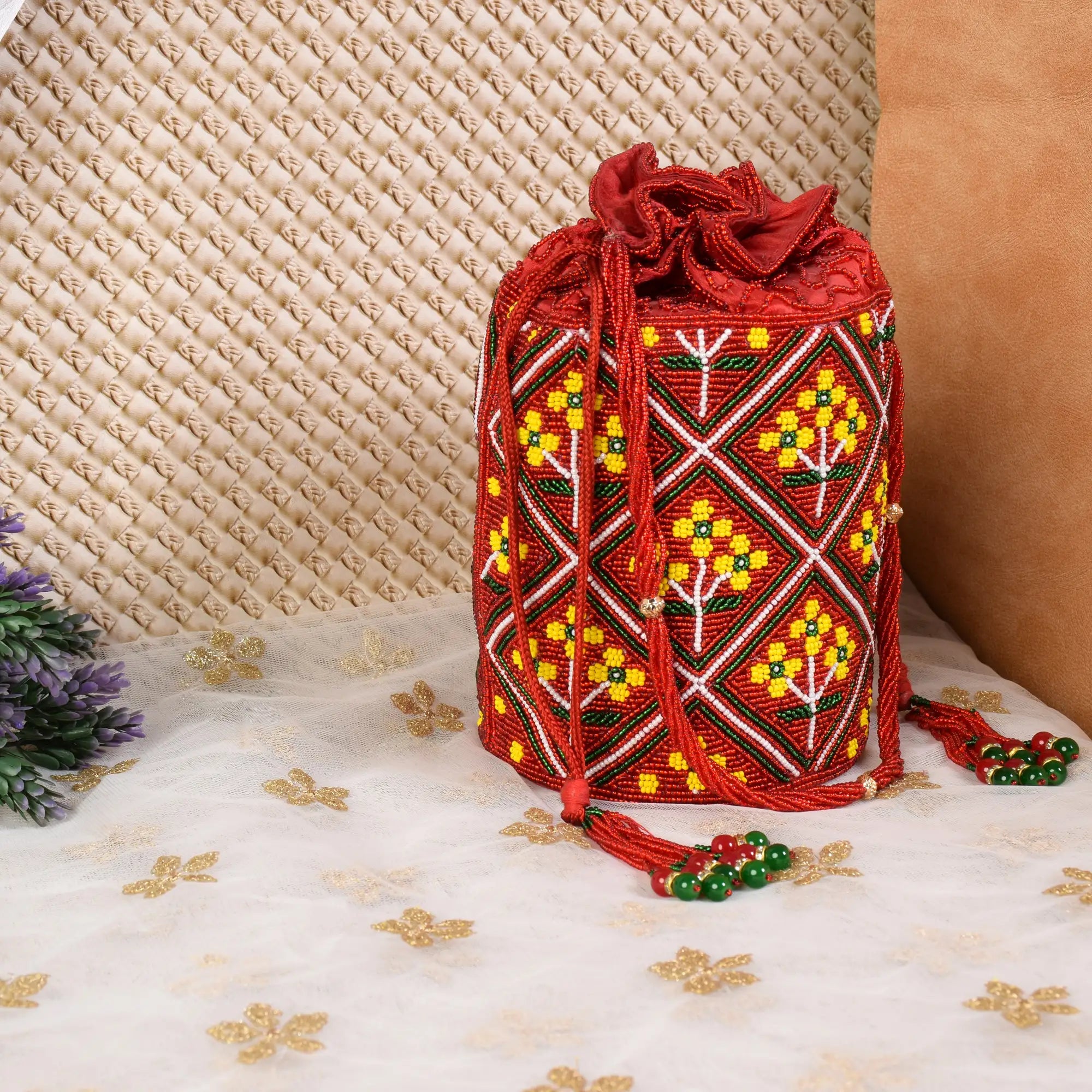 Moti Patola Beaded Batva