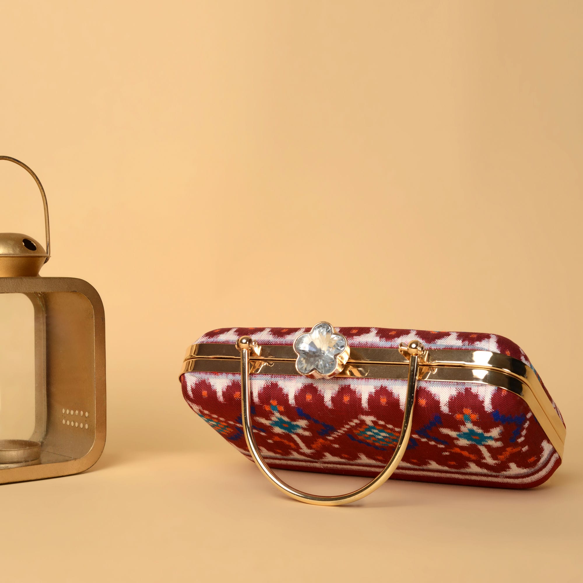 Double Ikat Patola Clutch