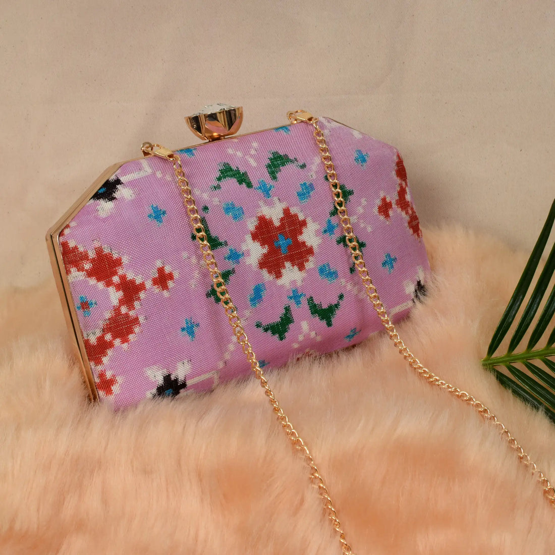 Double Ikat Patola Clutch