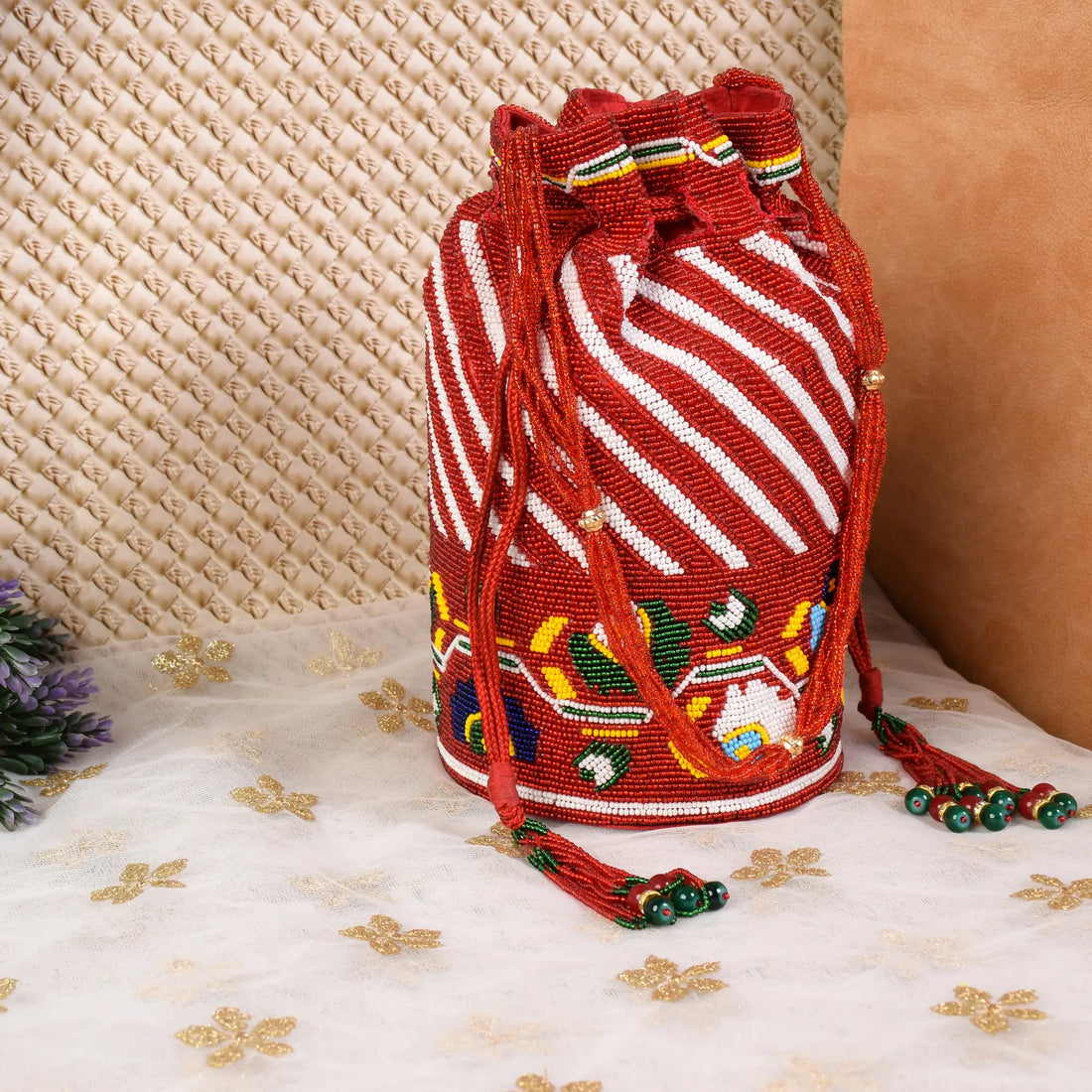 Moti Patola Beaded Batva