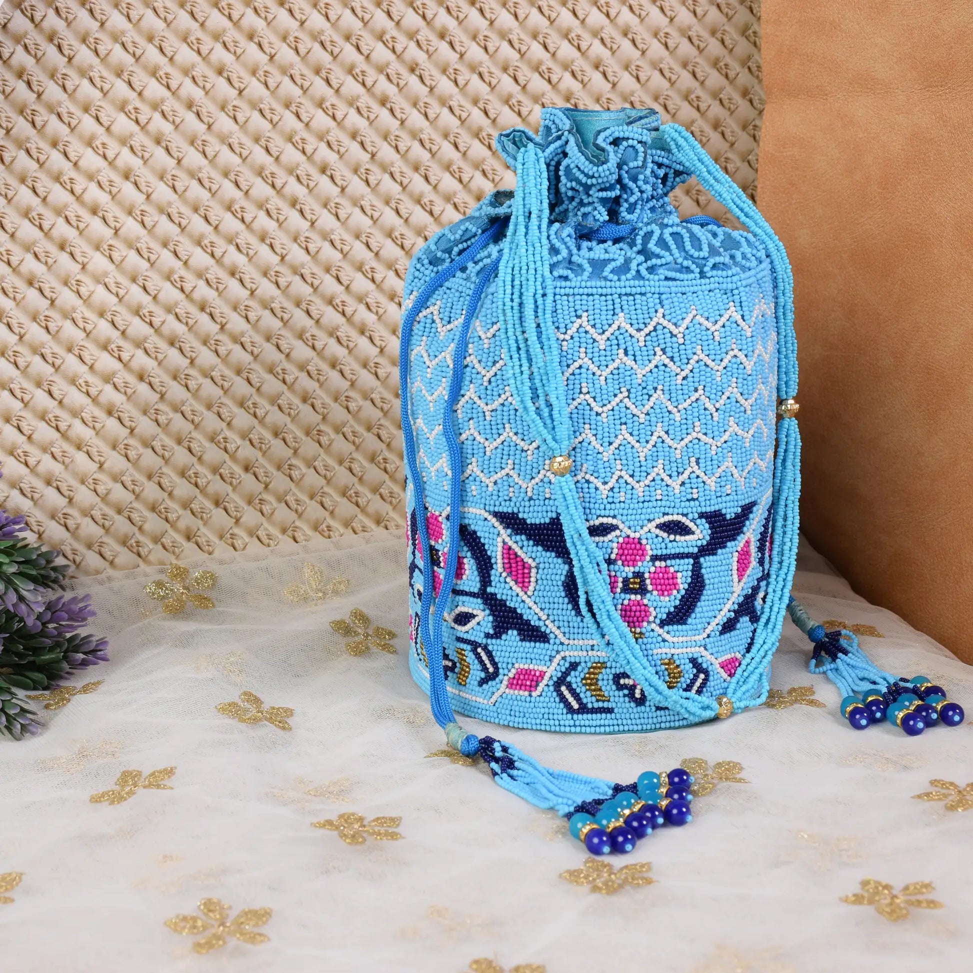Moti Patola Beaded Batva
