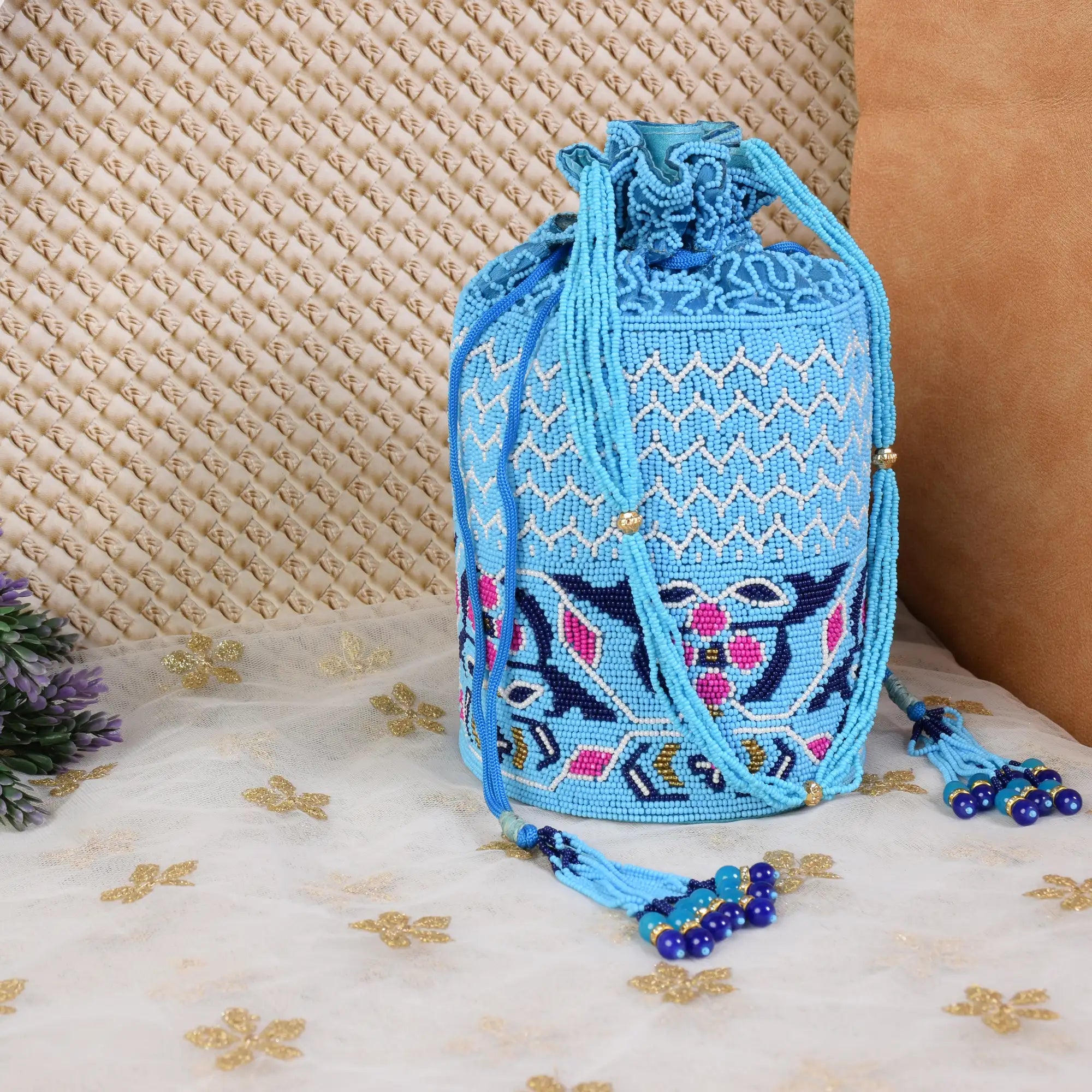 Moti Patola Beaded Batva