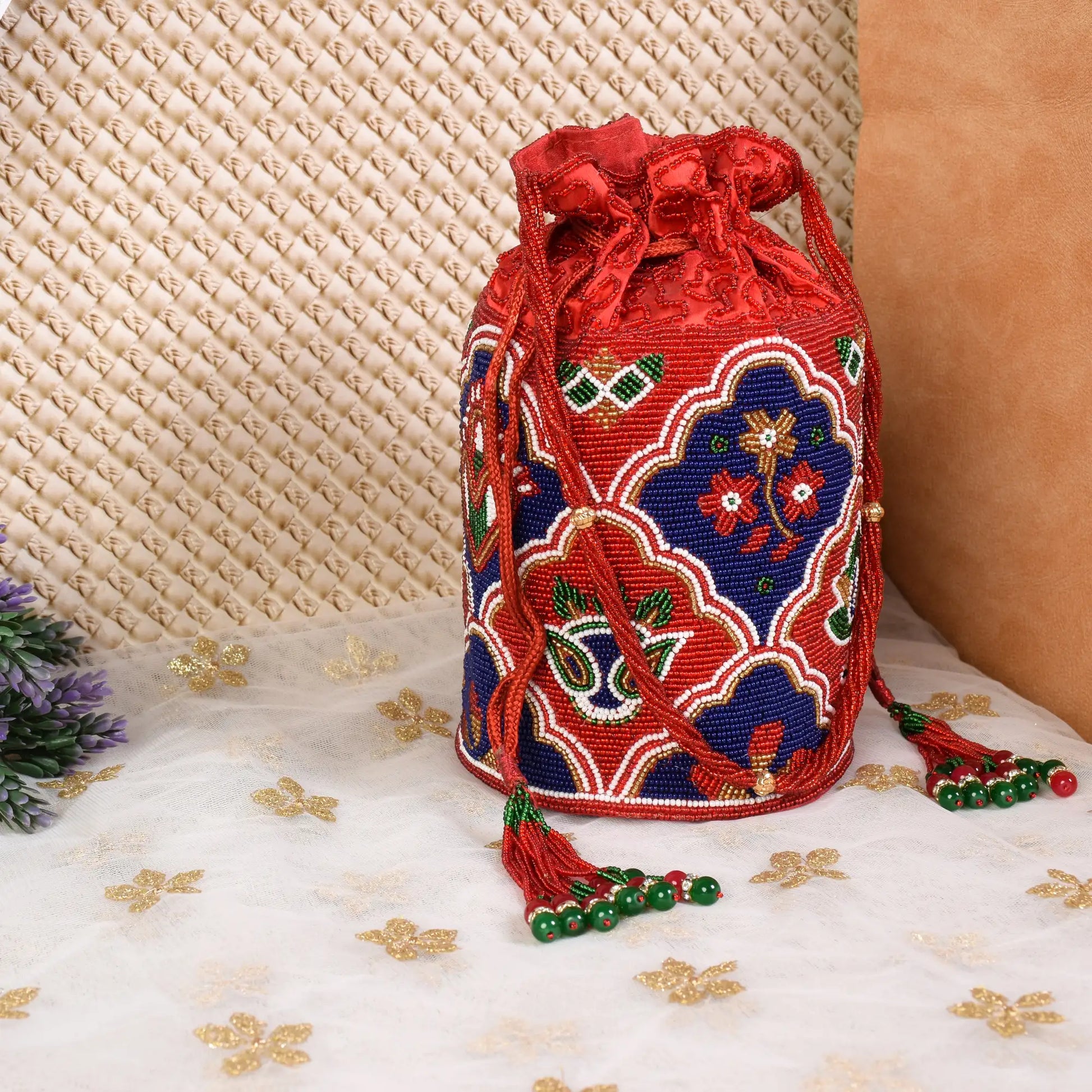 Moti Patola Beaded Batva