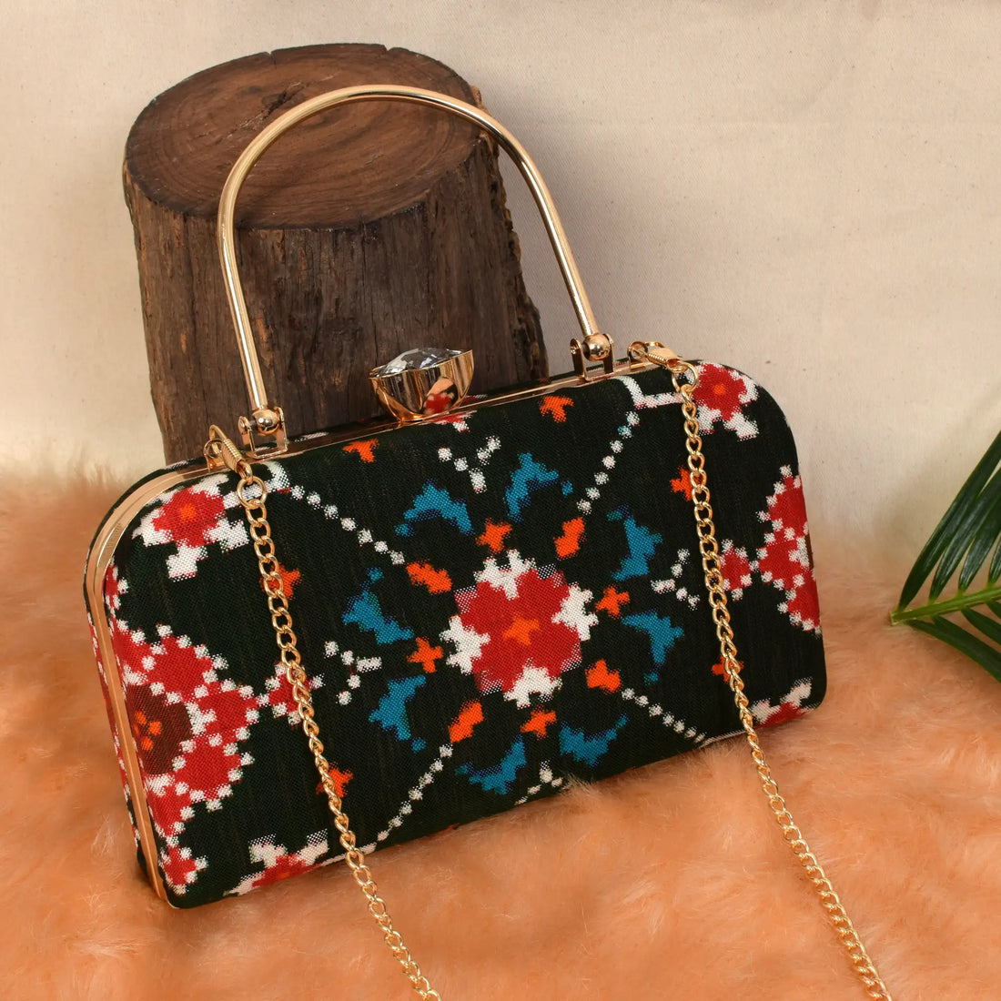 Double Ikat Patola Clutch