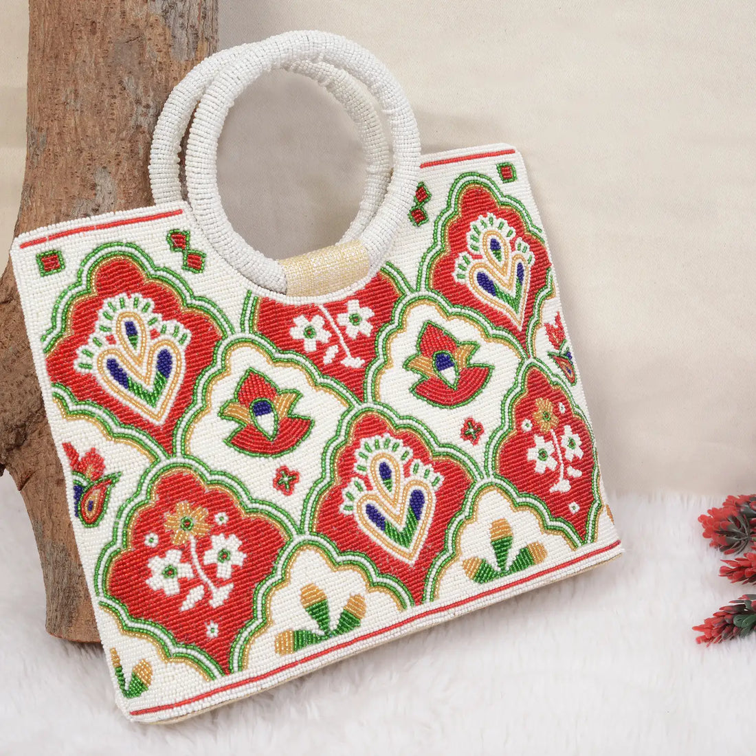 Moti Beaded Handbag