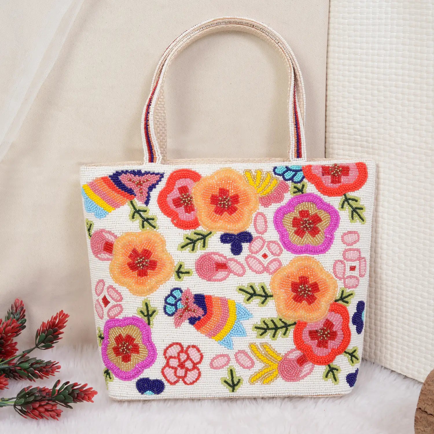 Moti Beaded Handbag