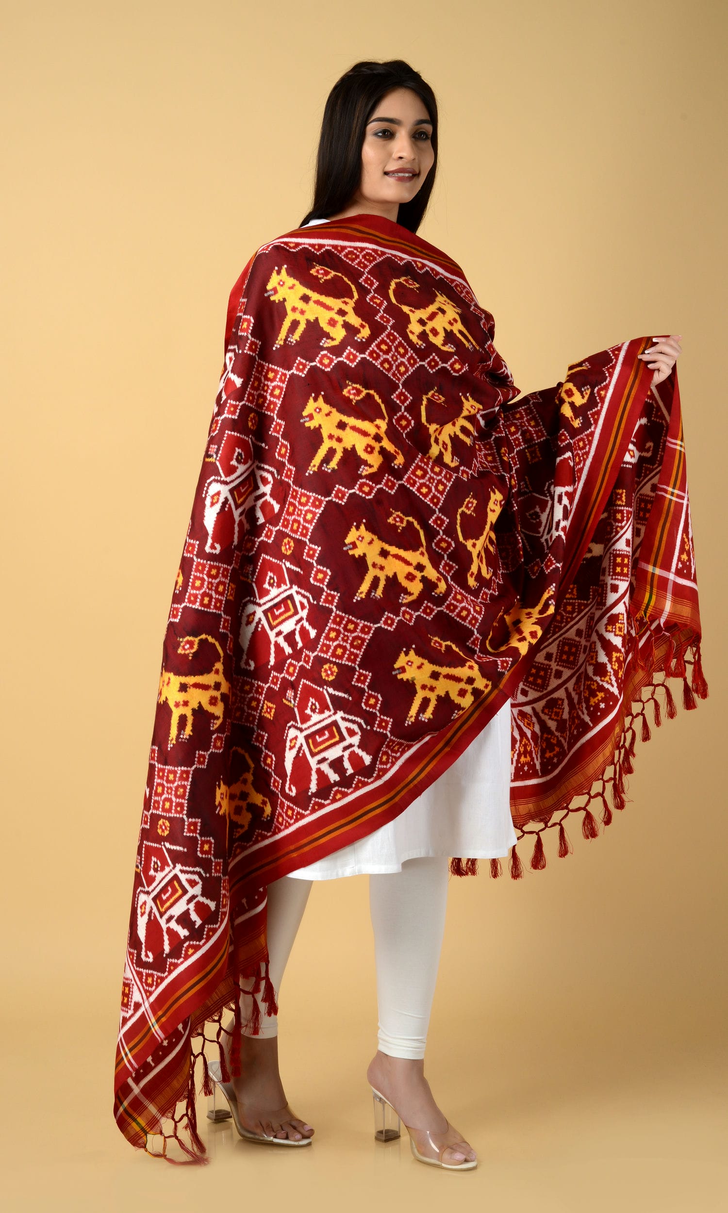 Double Ikat Patola Dupatta