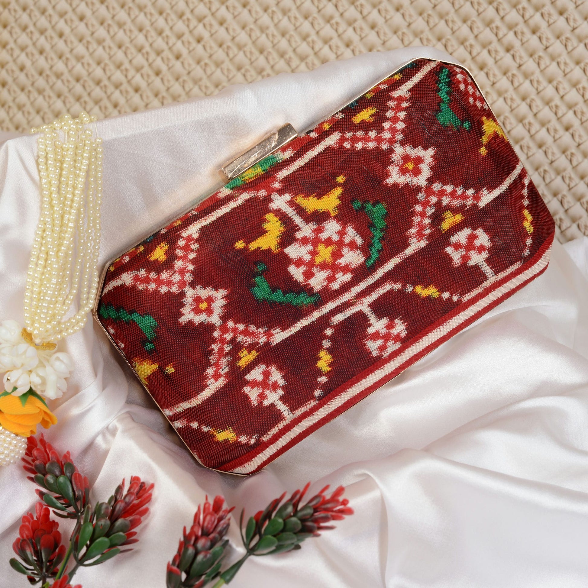 Double Ikat Patola Clutch