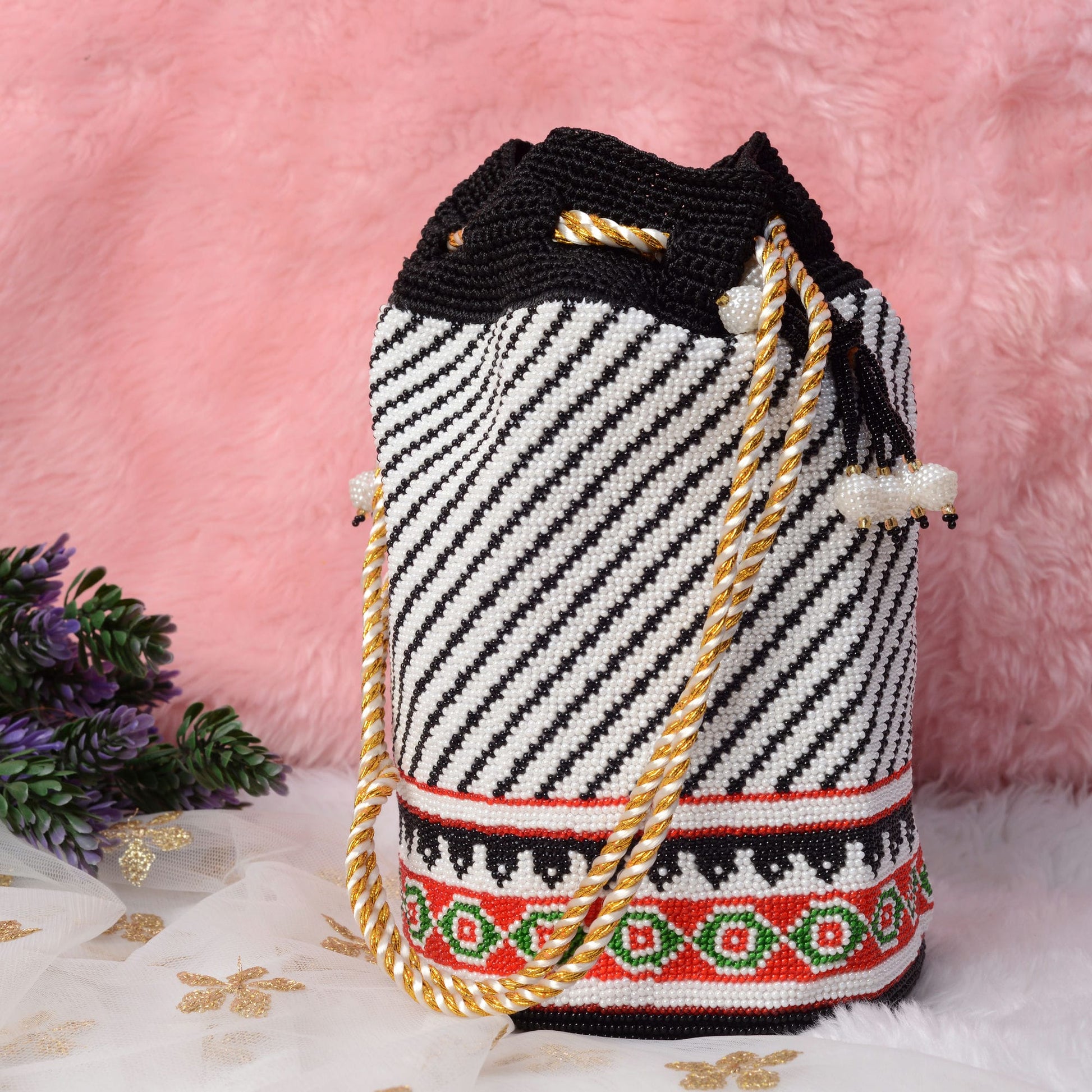 Moti Patola Beaded Batva