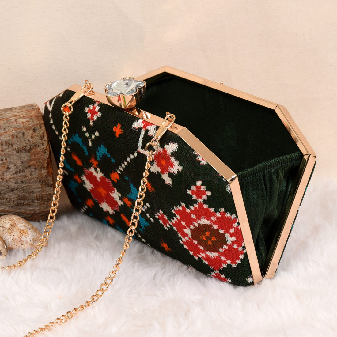 Double Ikat Patola Clutch