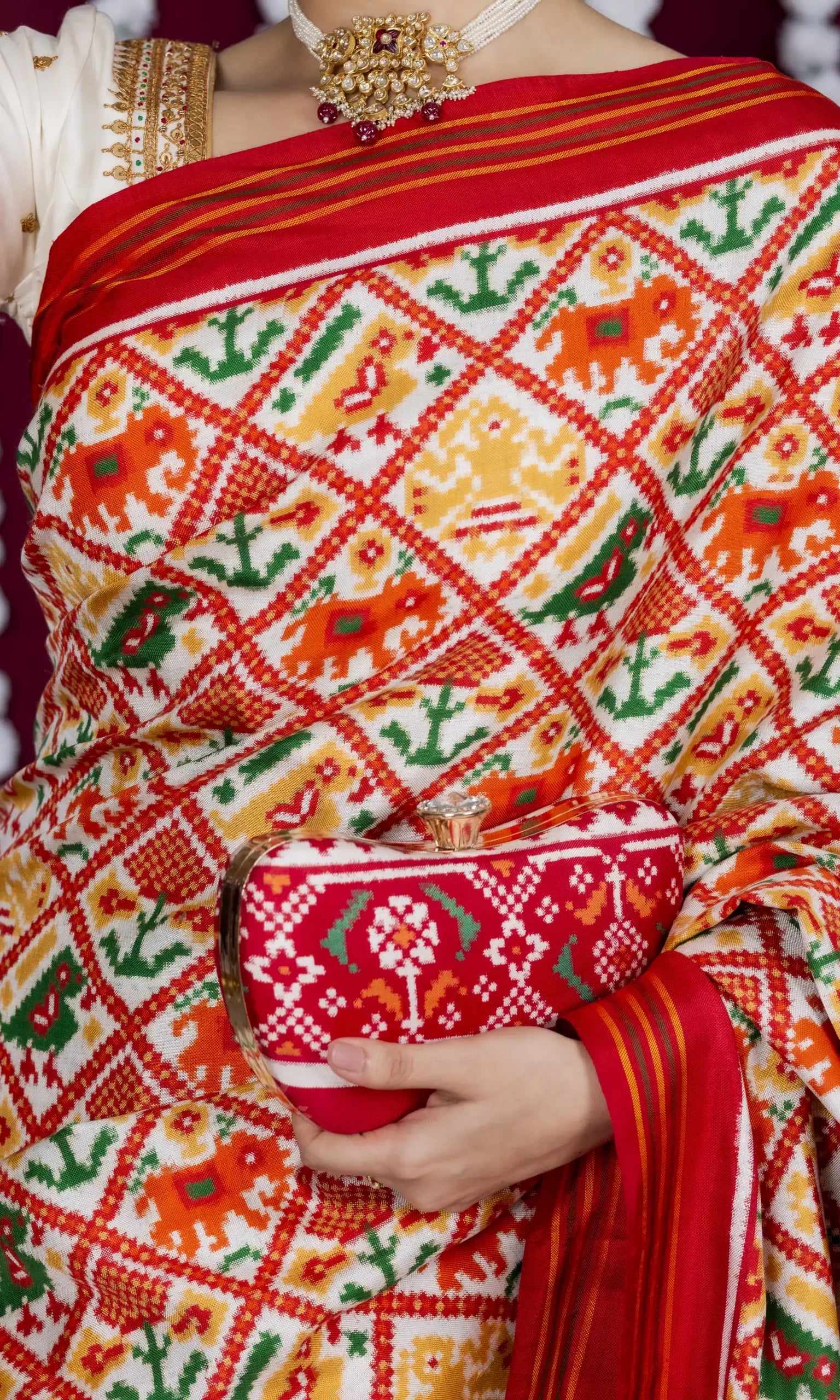 Double Ikat Patola Saree