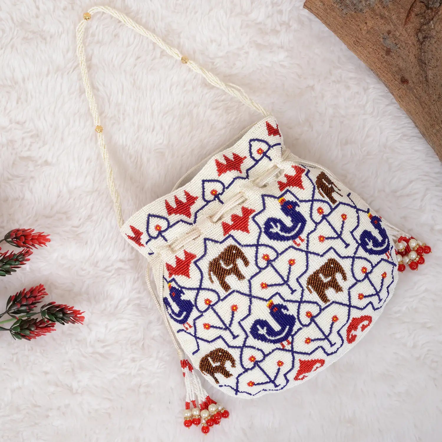 Moti Patola Beaded Batva