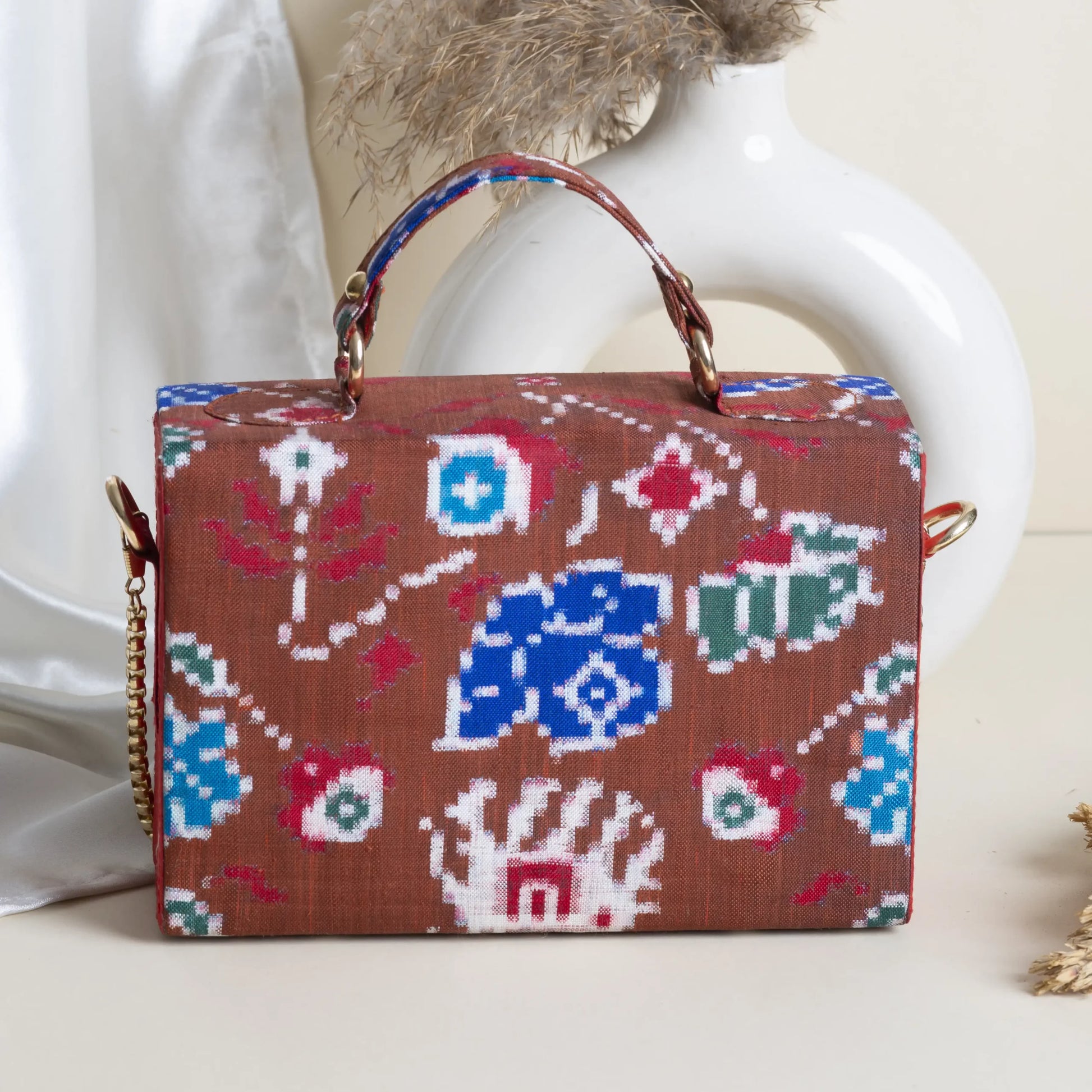 Double Ikat Patola Clutch