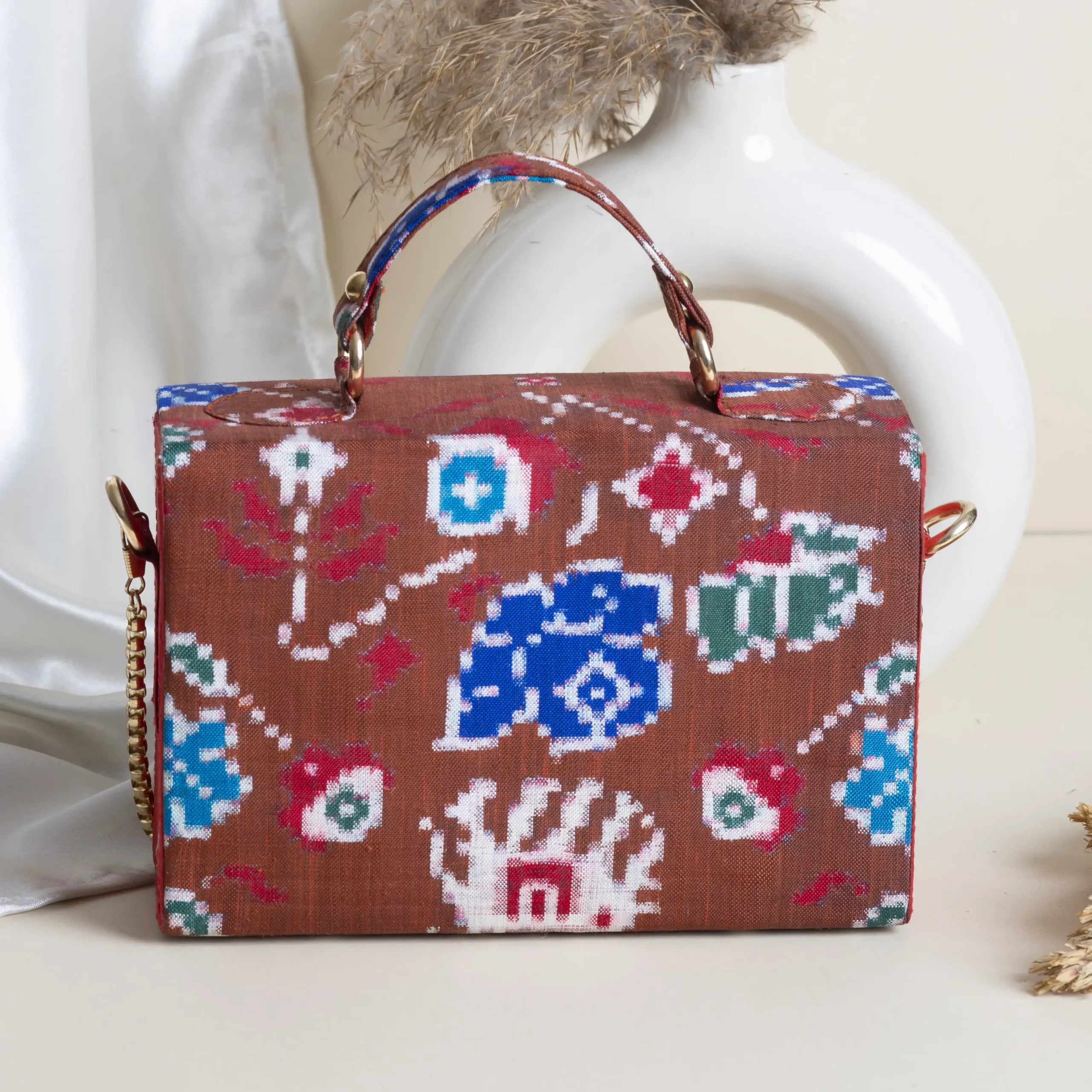 Double Ikat Patola Clutch
