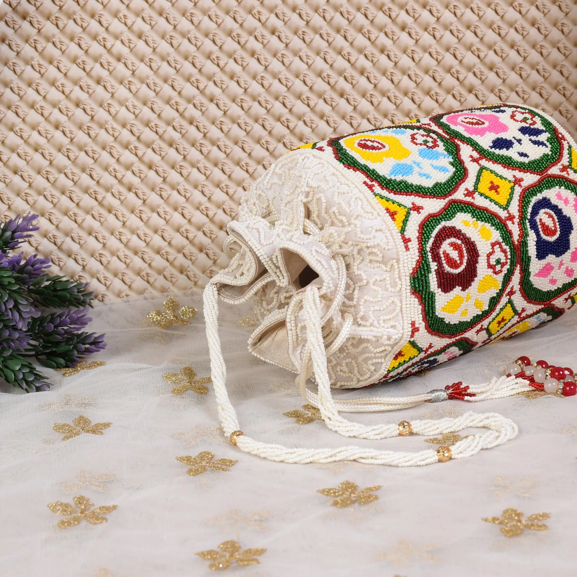 Moti Patola Beaded Batva